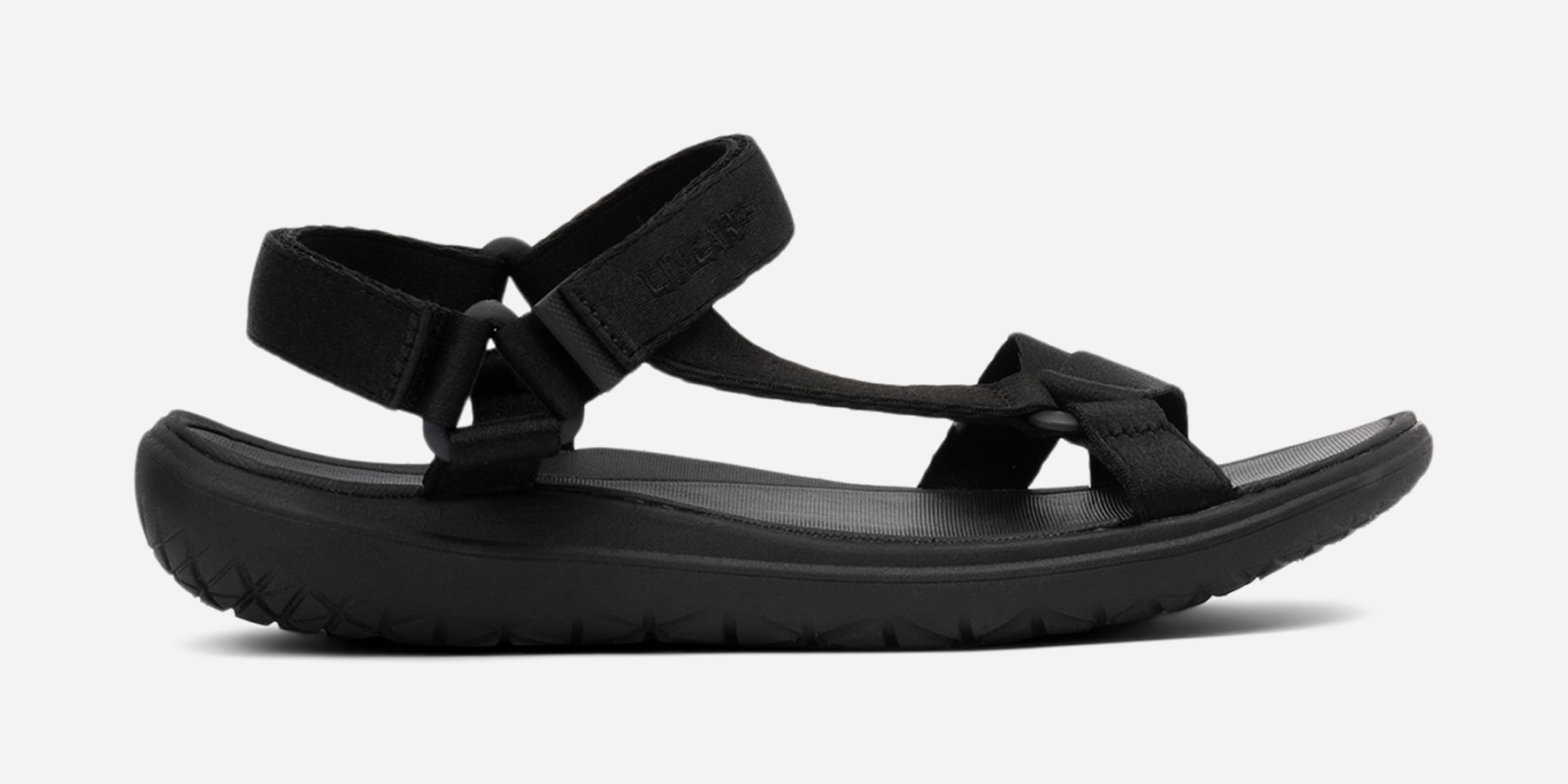 LINEAR, Sandal med reimer Sort