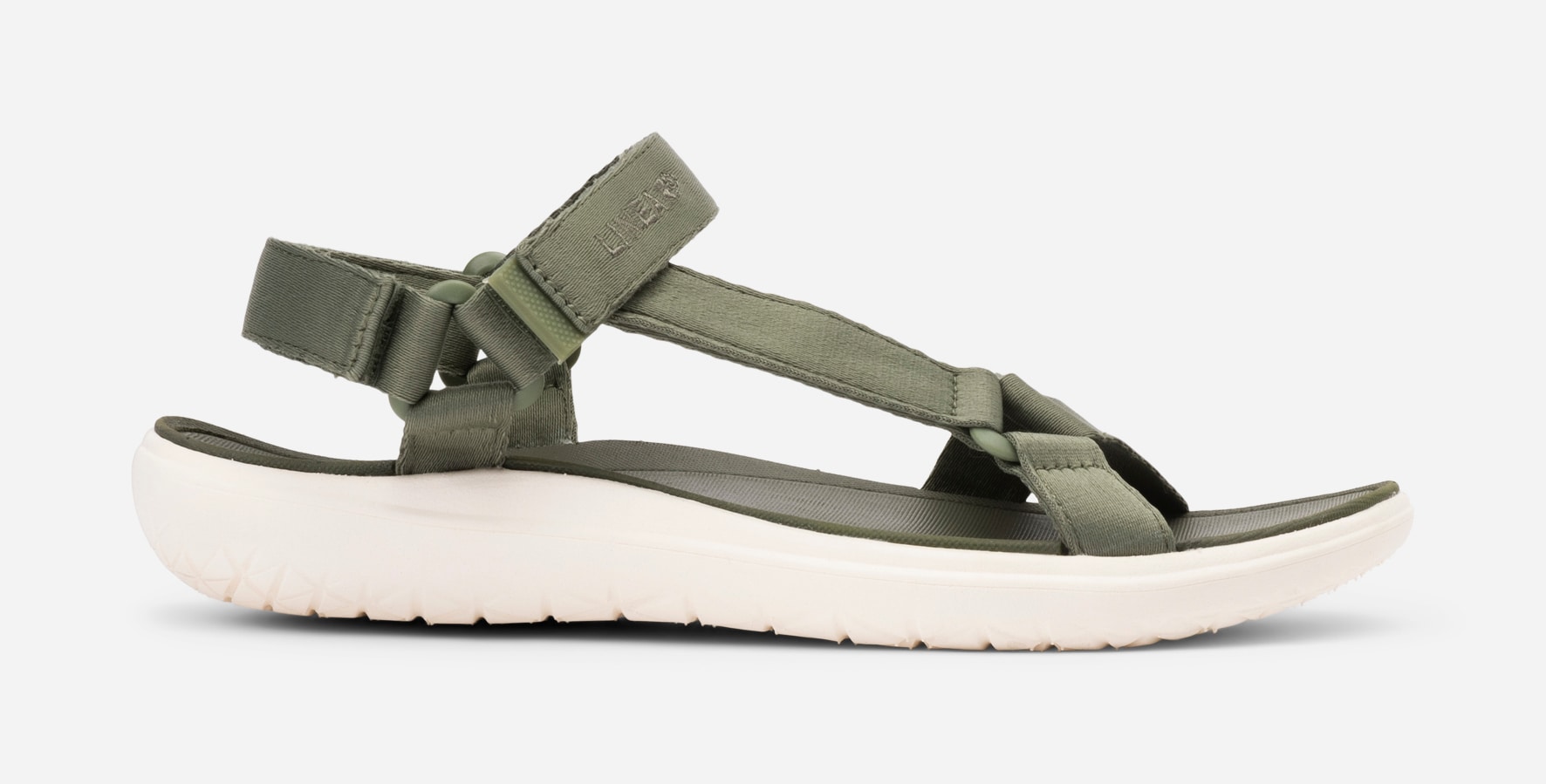 LINEAR, Sandal med reimer Grønn