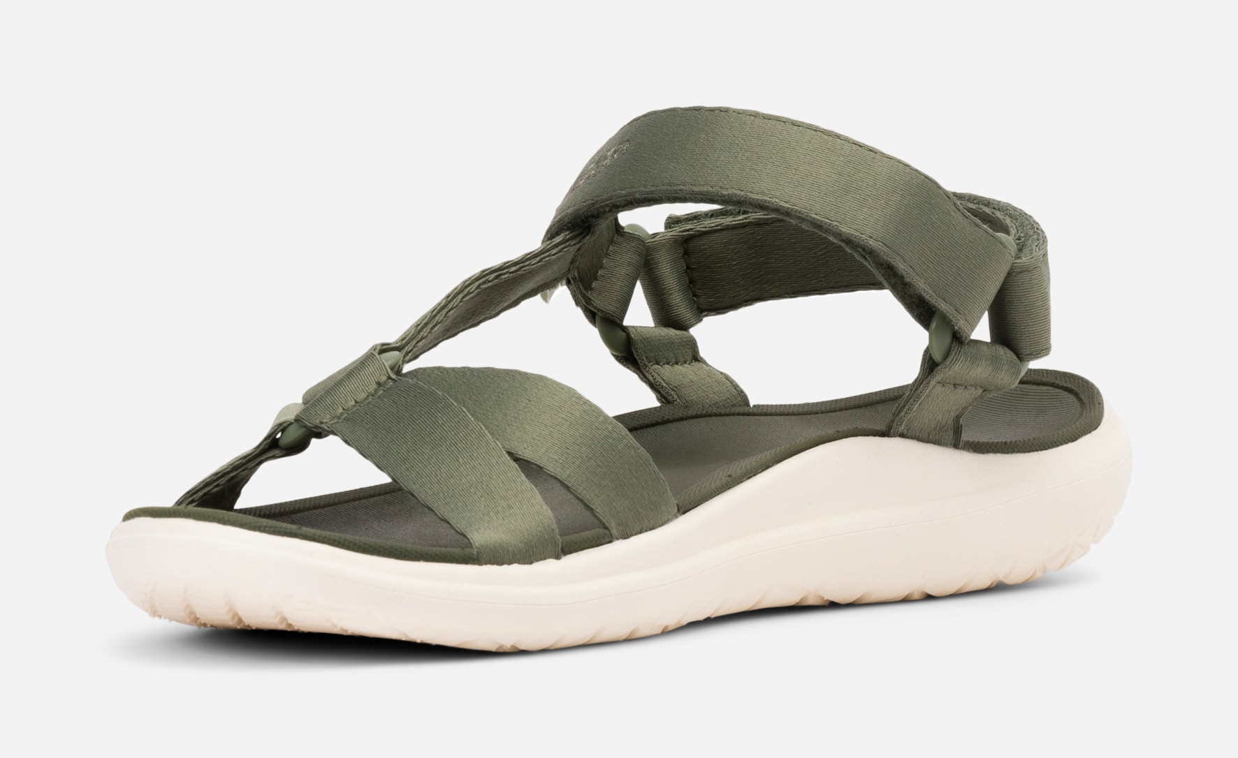 LINEAR, Sandal med reimer Grønn