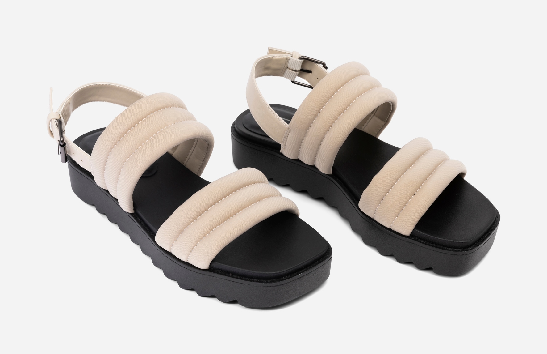 XIT, Sandal med reimer Beige