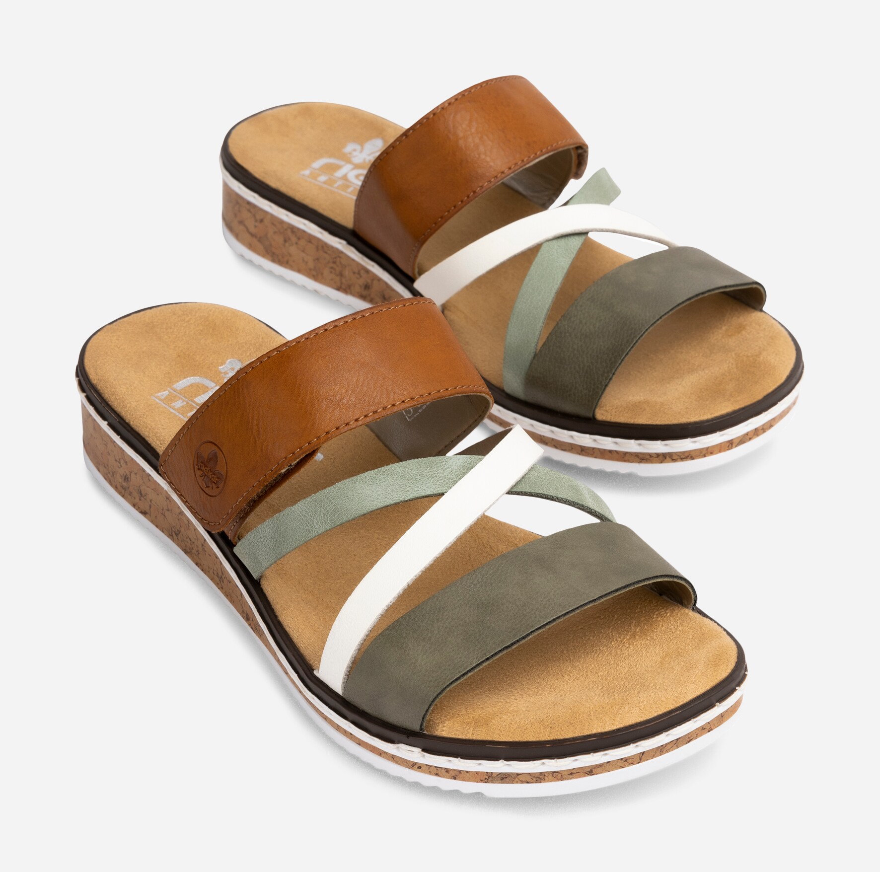 RIEKER, Sandal Flerfarget