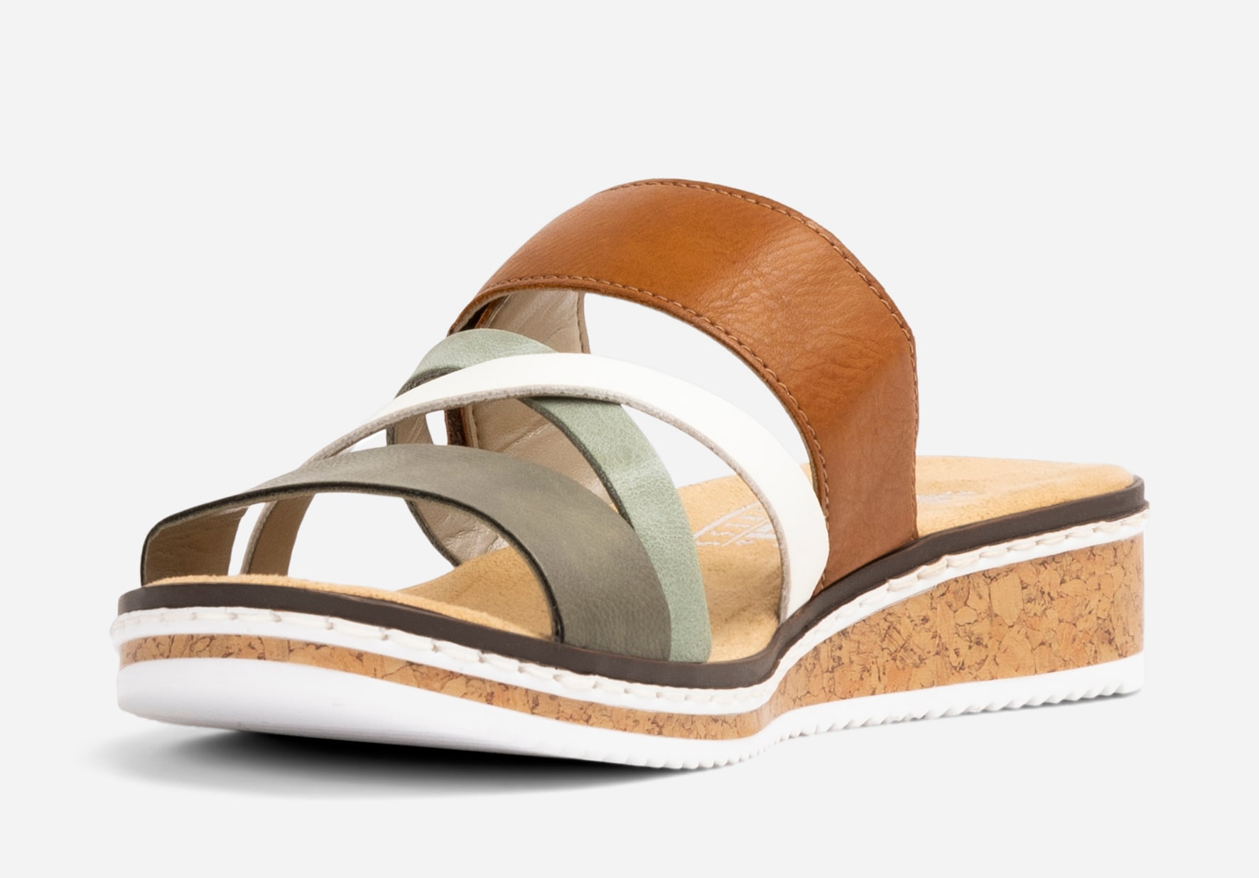 RIEKER, Sandal Flerfarget