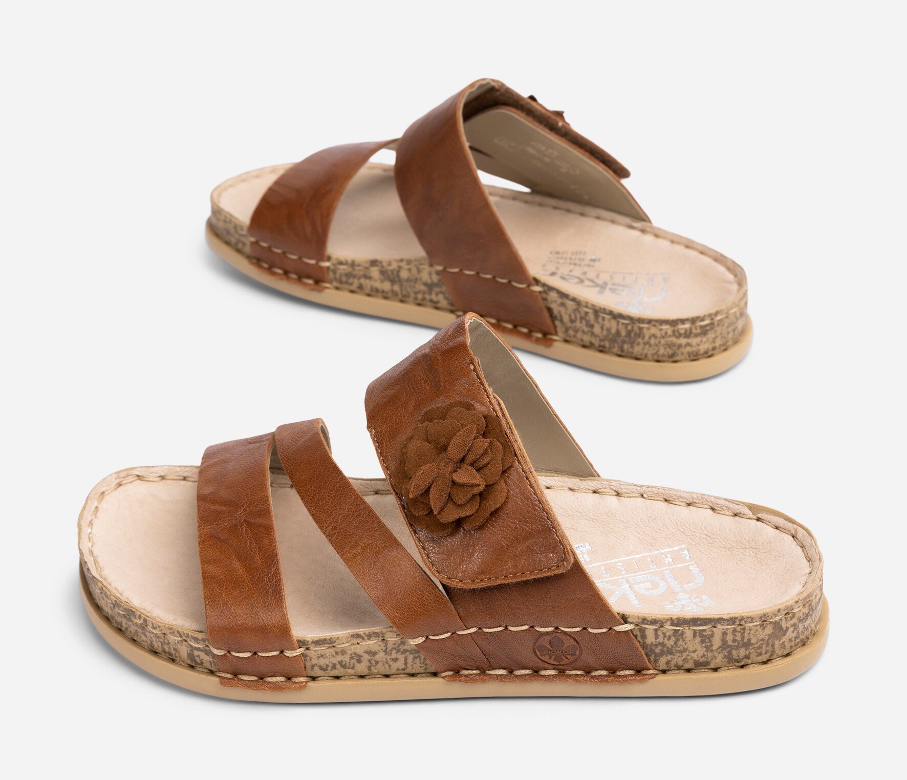 RIEKER, Sandal Brun