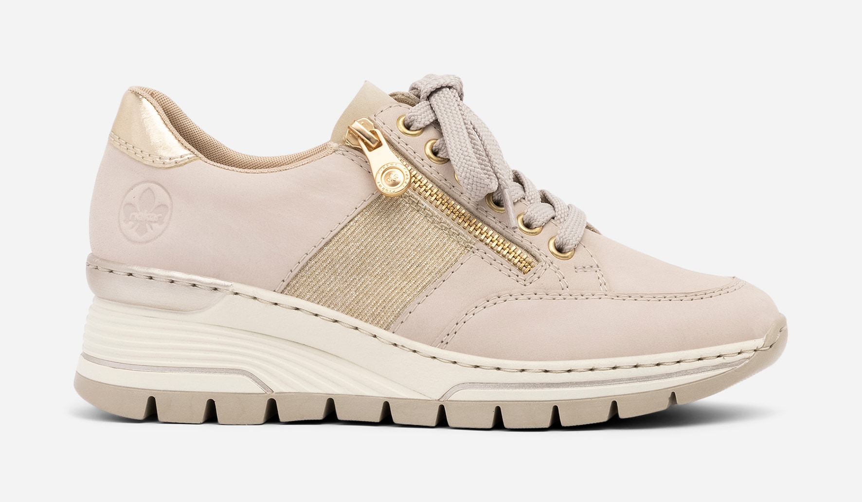 RIEKER, Sneakers Beige