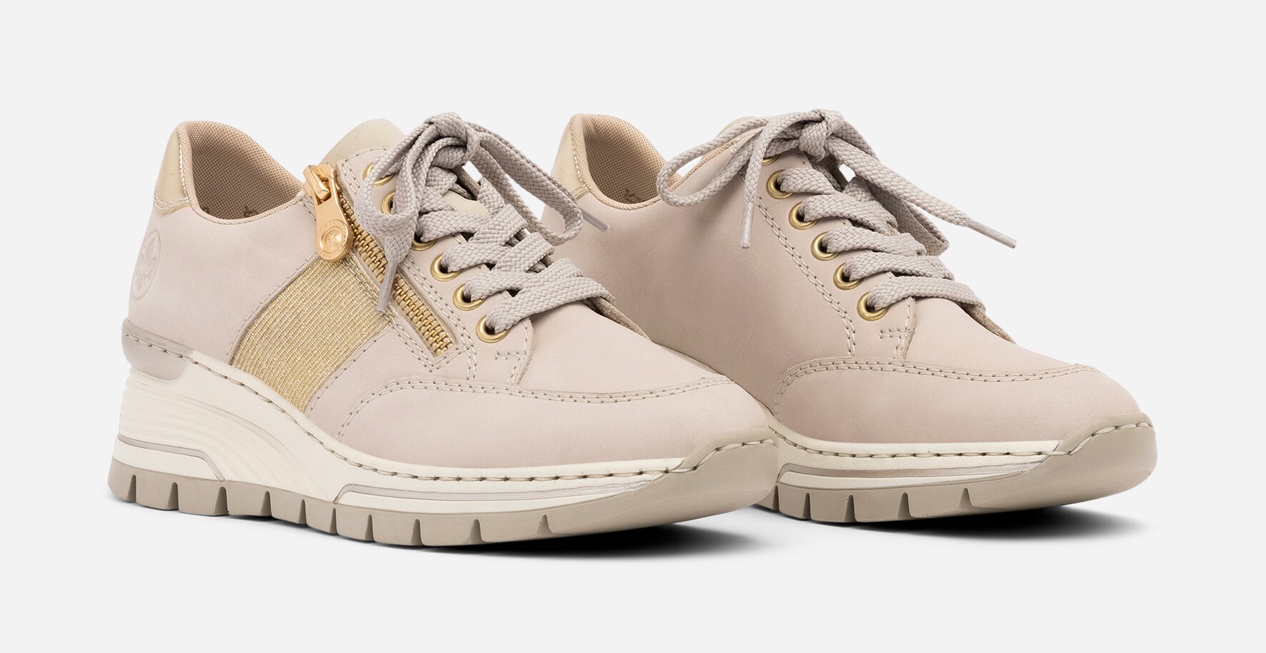 RIEKER, Sneakers Beige