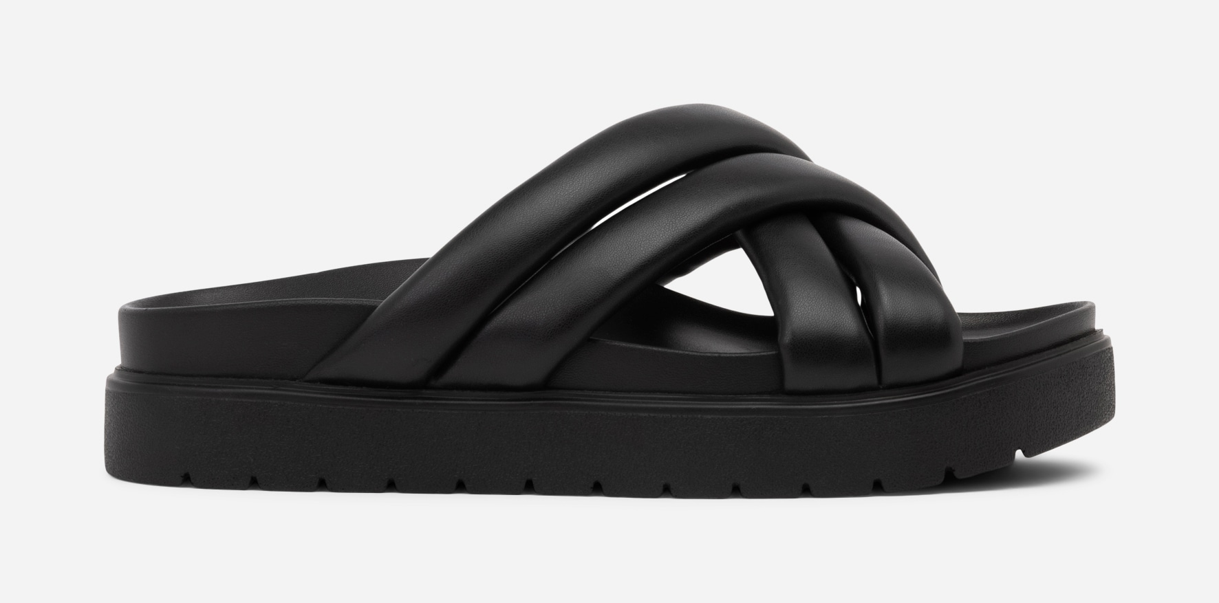 ATTITUDE, Sandal med reimer Sort