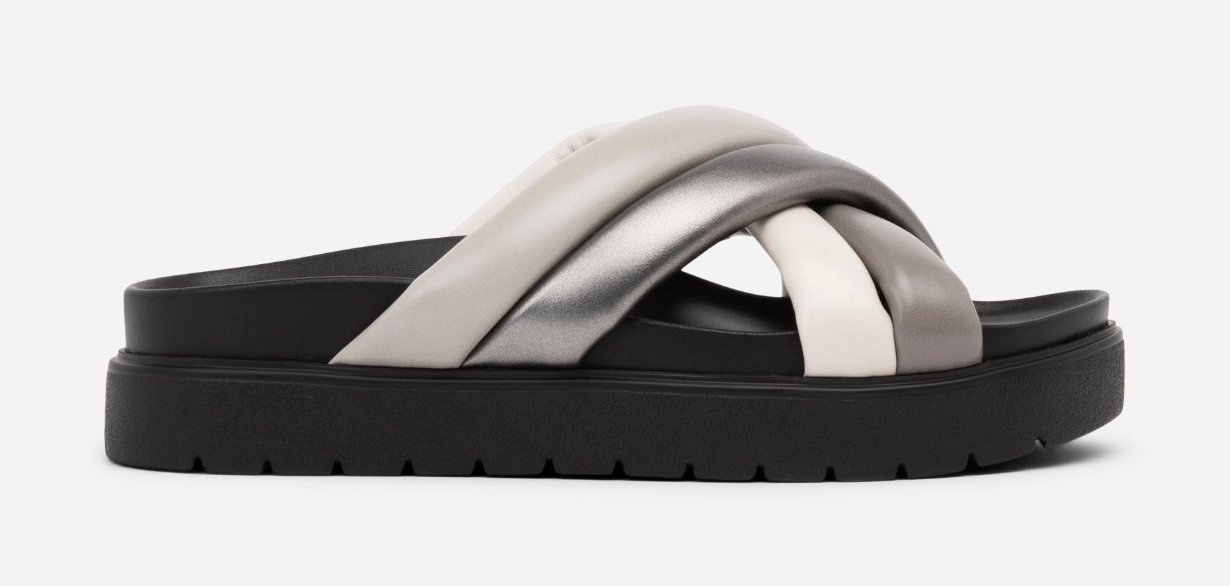 ATTITUDE, Sandal med reimer Sort