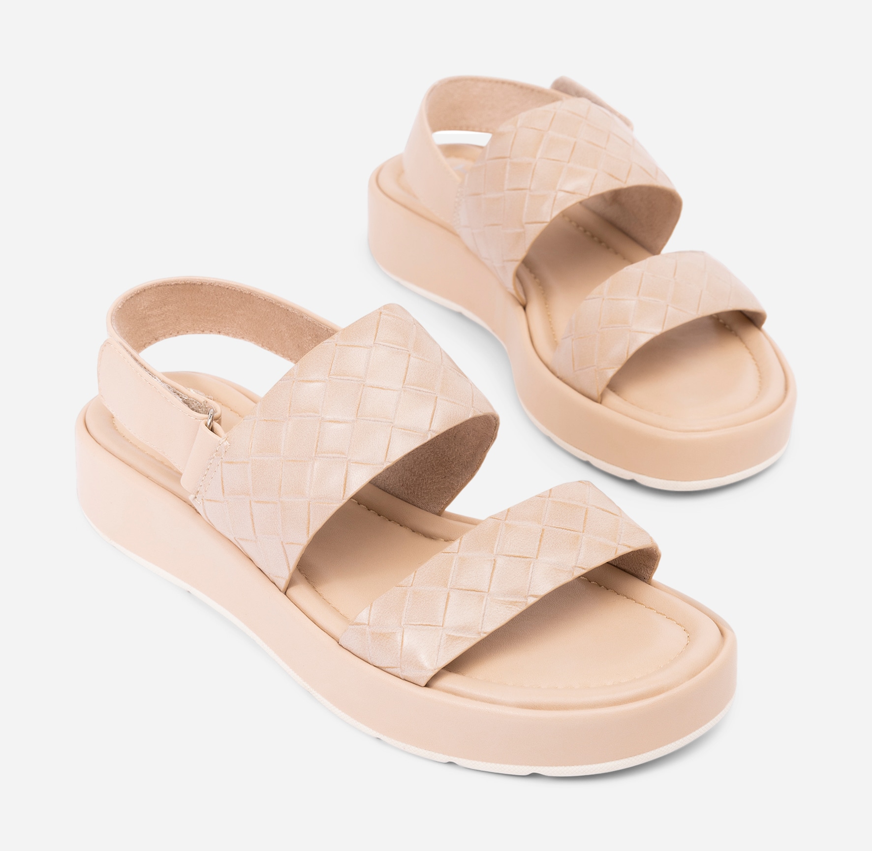 XIT, Sandal med reimer Beige