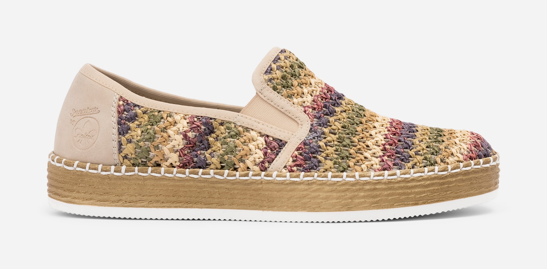 RIEKER, Slip-ons Flerfarget