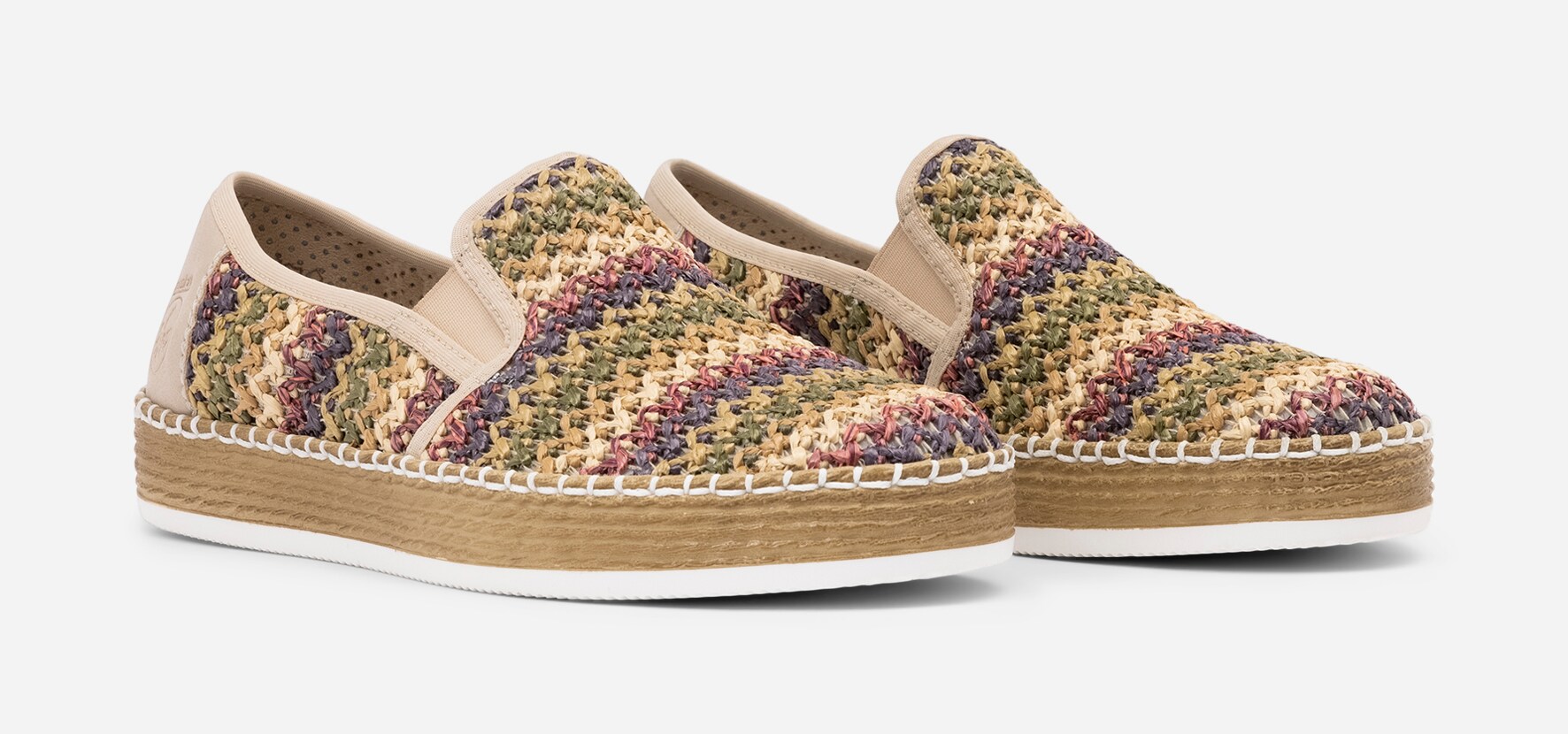 RIEKER, Slip-ons Flerfarget