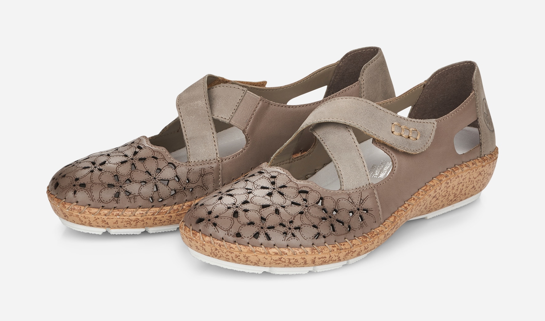 RIEKER, Ballerinasko Beige