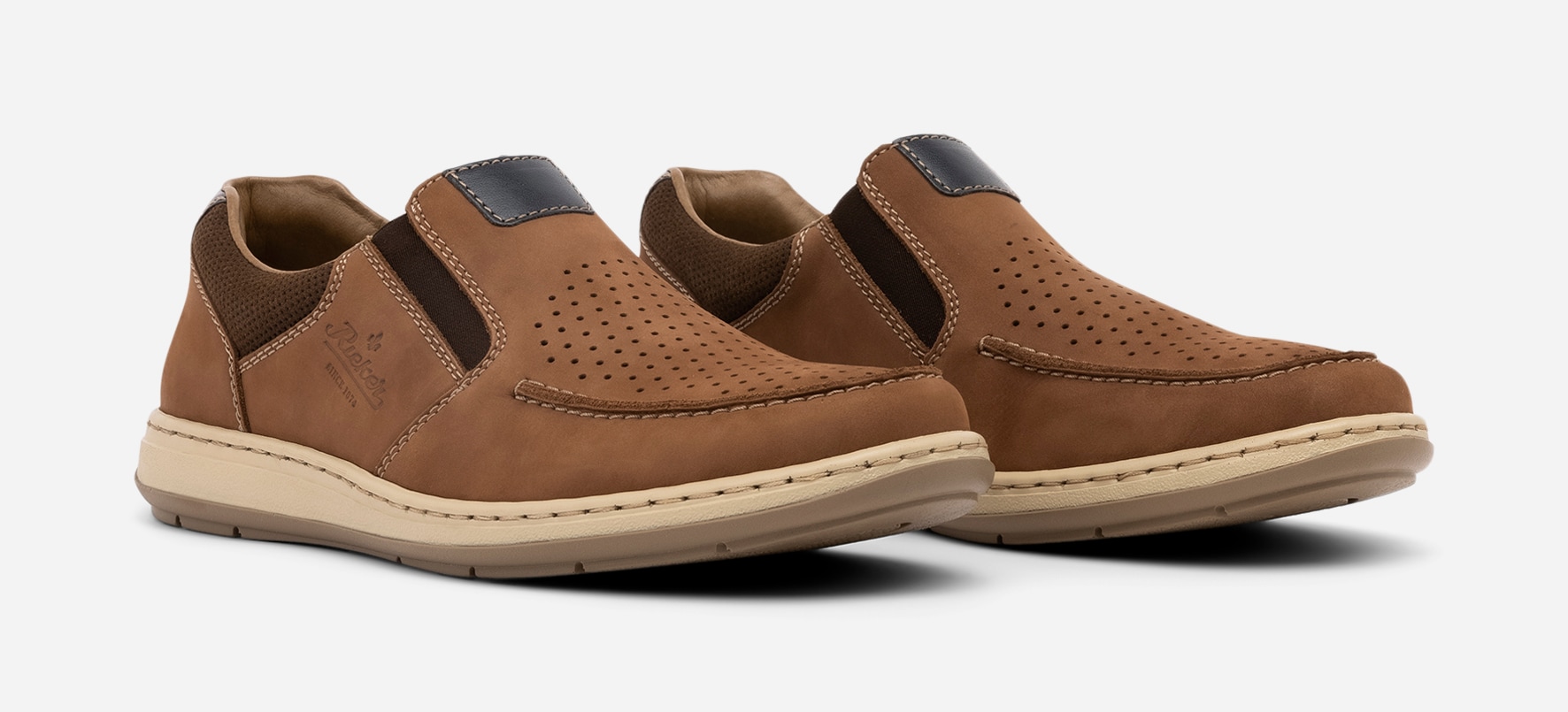 RIEKER, Sneakers Brun