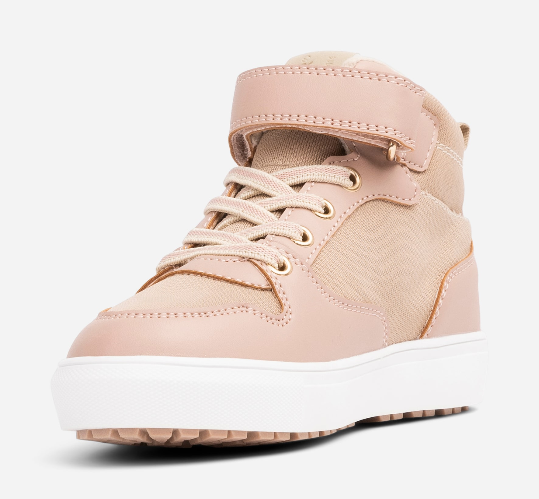 LINEAR, Fleeceforet høy sneakers waterproof Rosa
