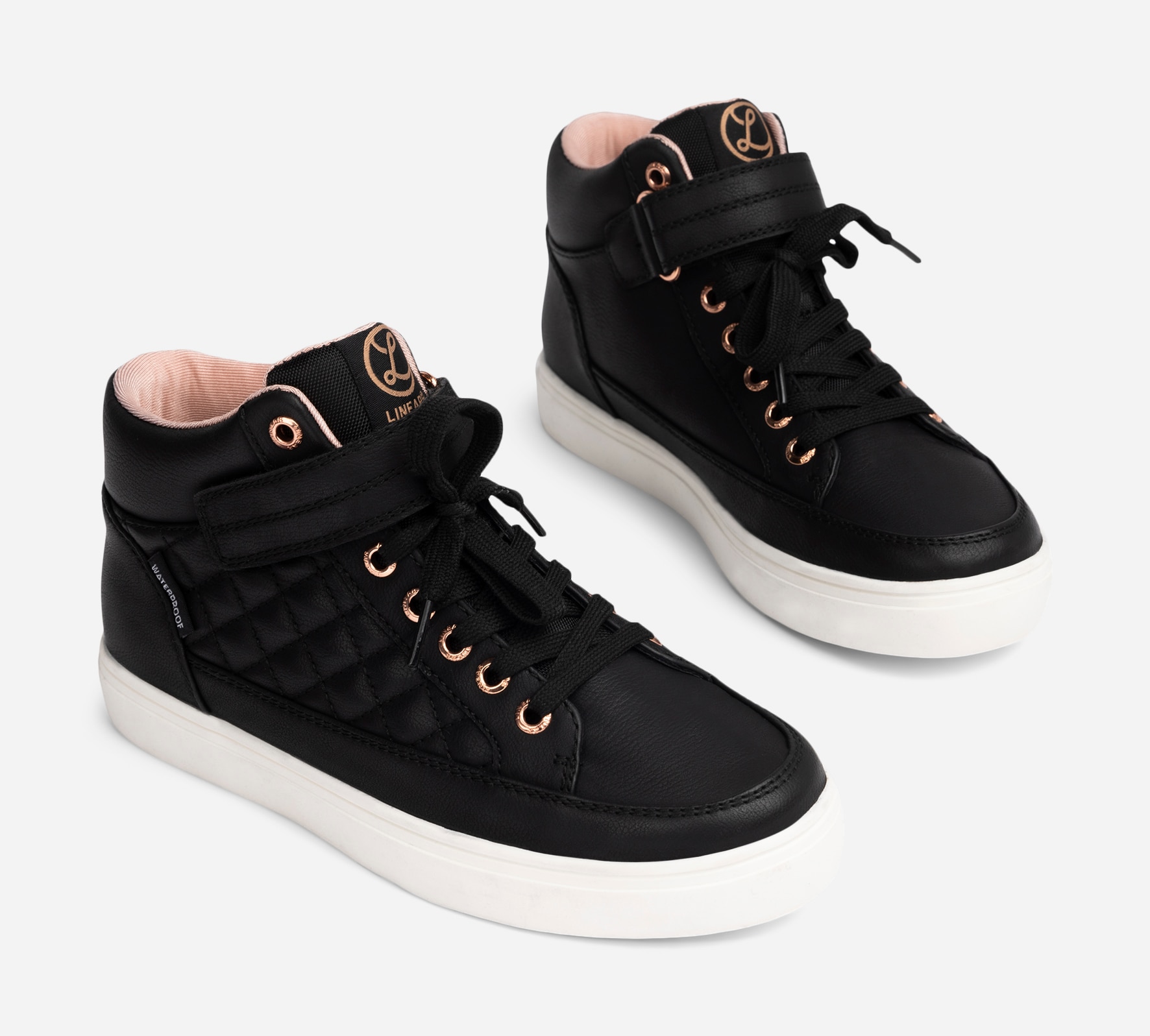 LINEAR, Høye sneakers, waterproof Sort