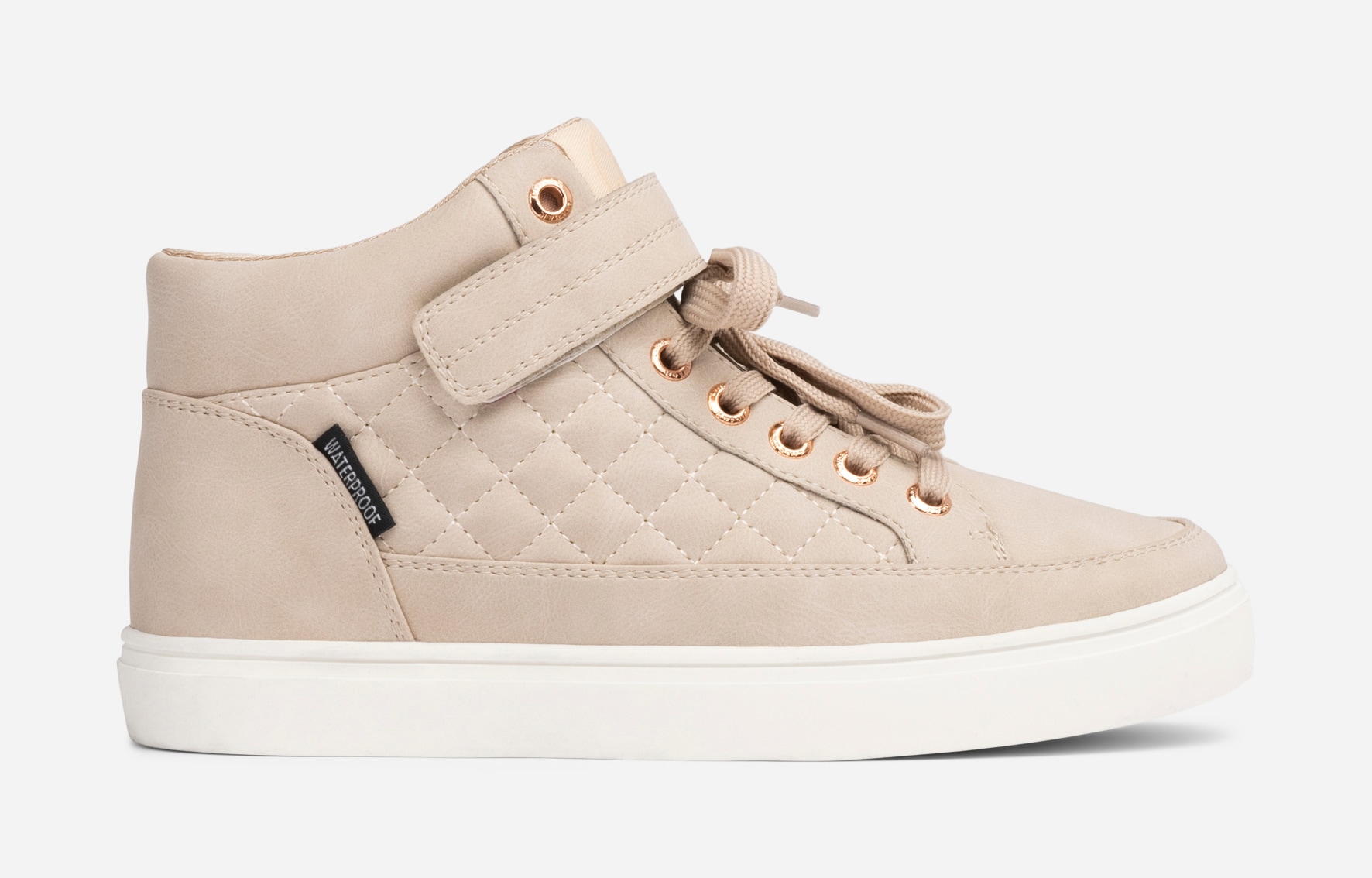LINEAR, Høye sneakers, waterproof Beige