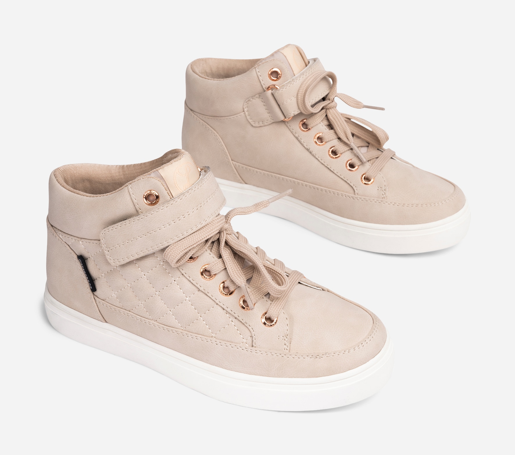 LINEAR, Høye sneakers, waterproof Beige