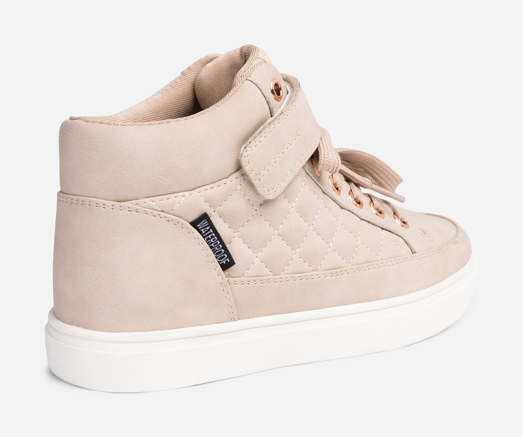 LINEAR, Høye sneakers, waterproof Beige