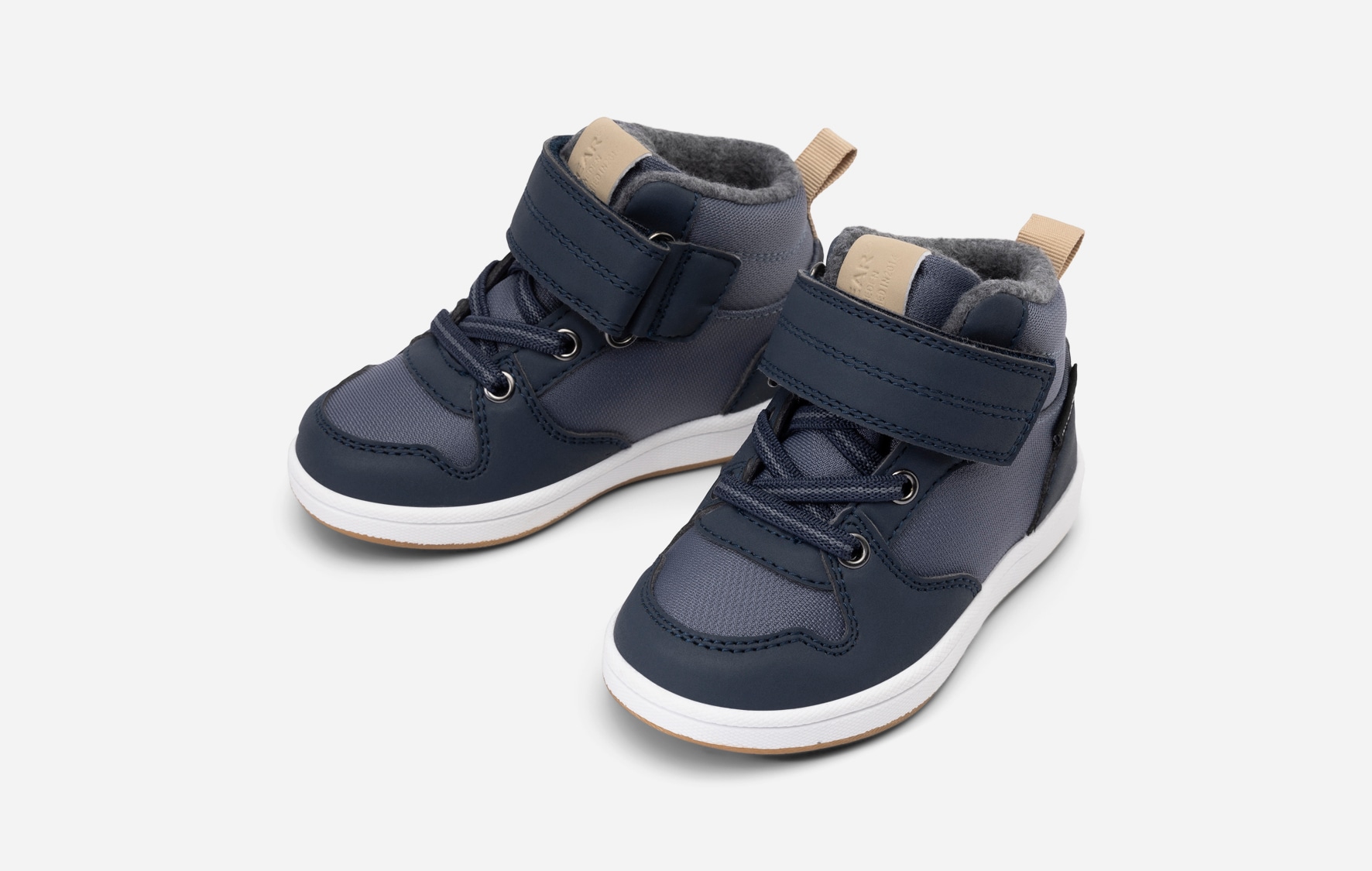 LINEAR, Fleeceforet høy sneakers waterproof Blå