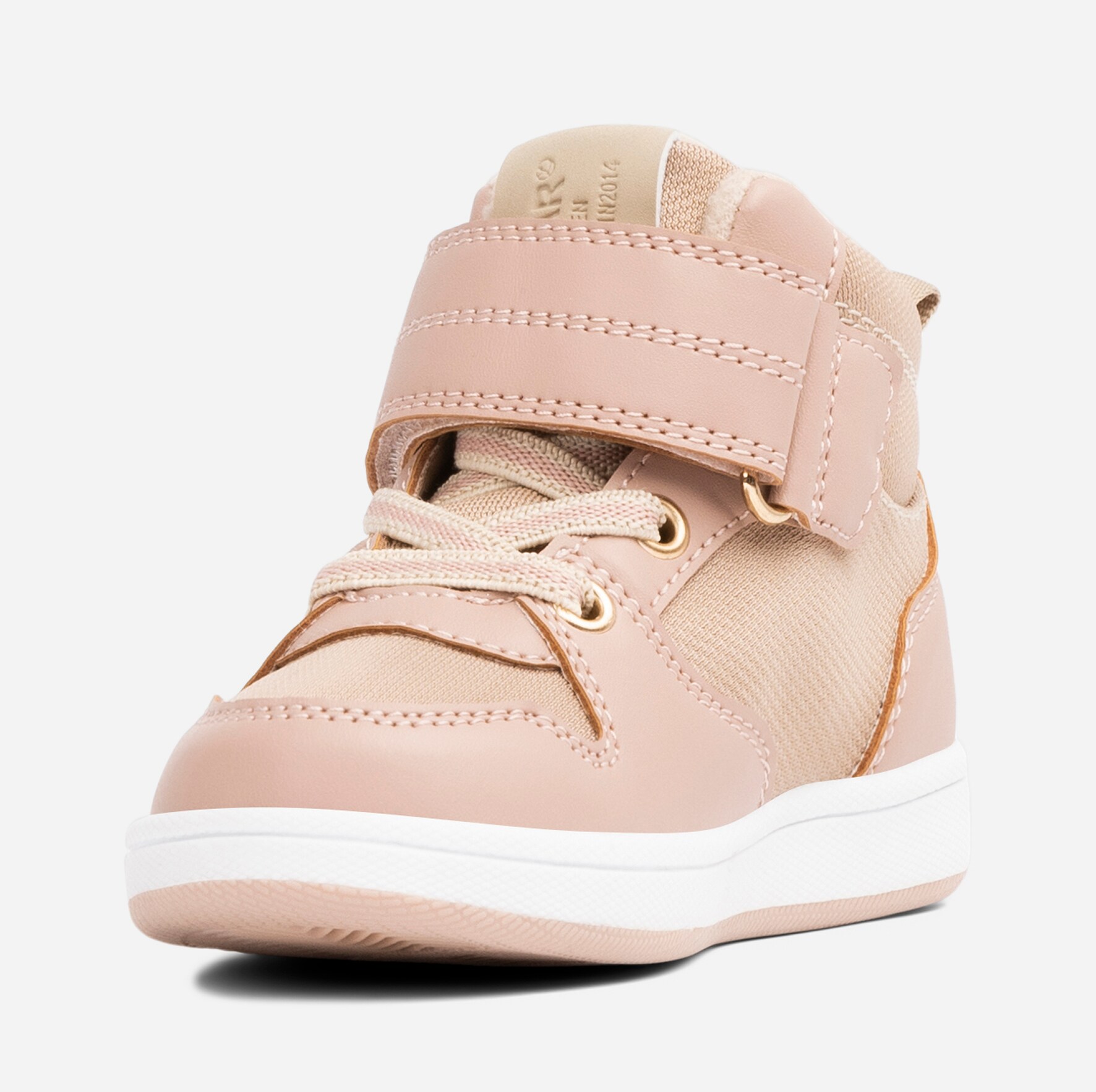 LINEAR, Fleeceforet høy sneakers waterproof Rosa