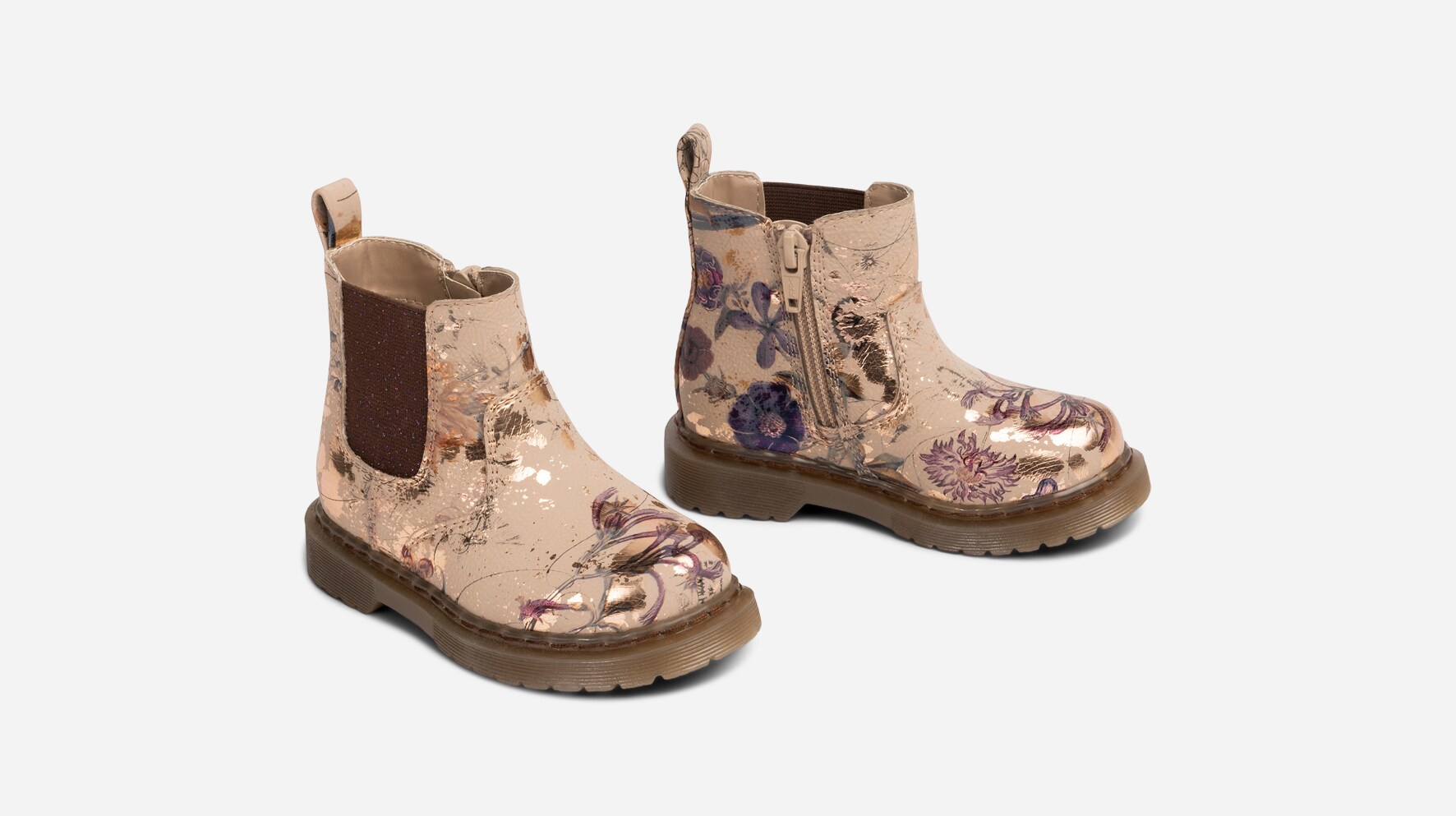 DINSKO, Fleeceforet chelseaboots Flerfarget