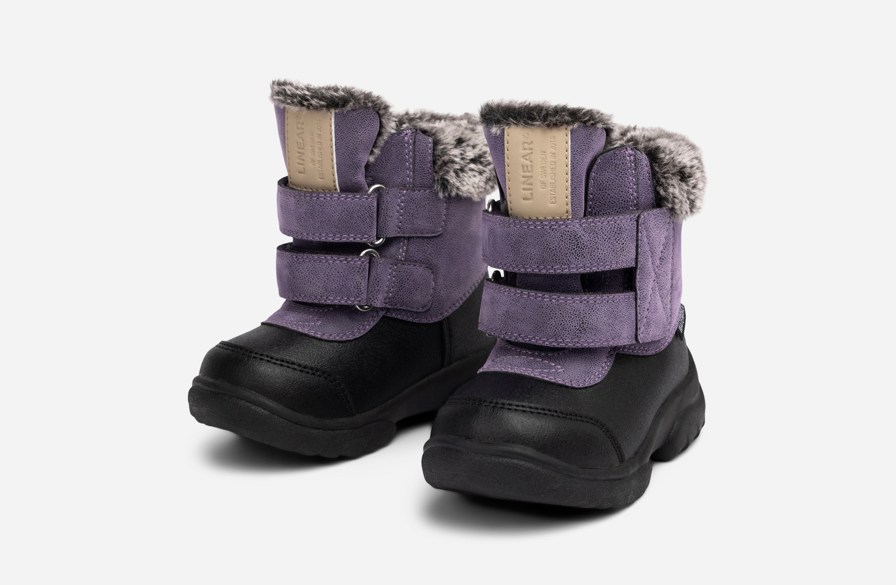 LINEAR, Varmforet skolett waterproof Lilla