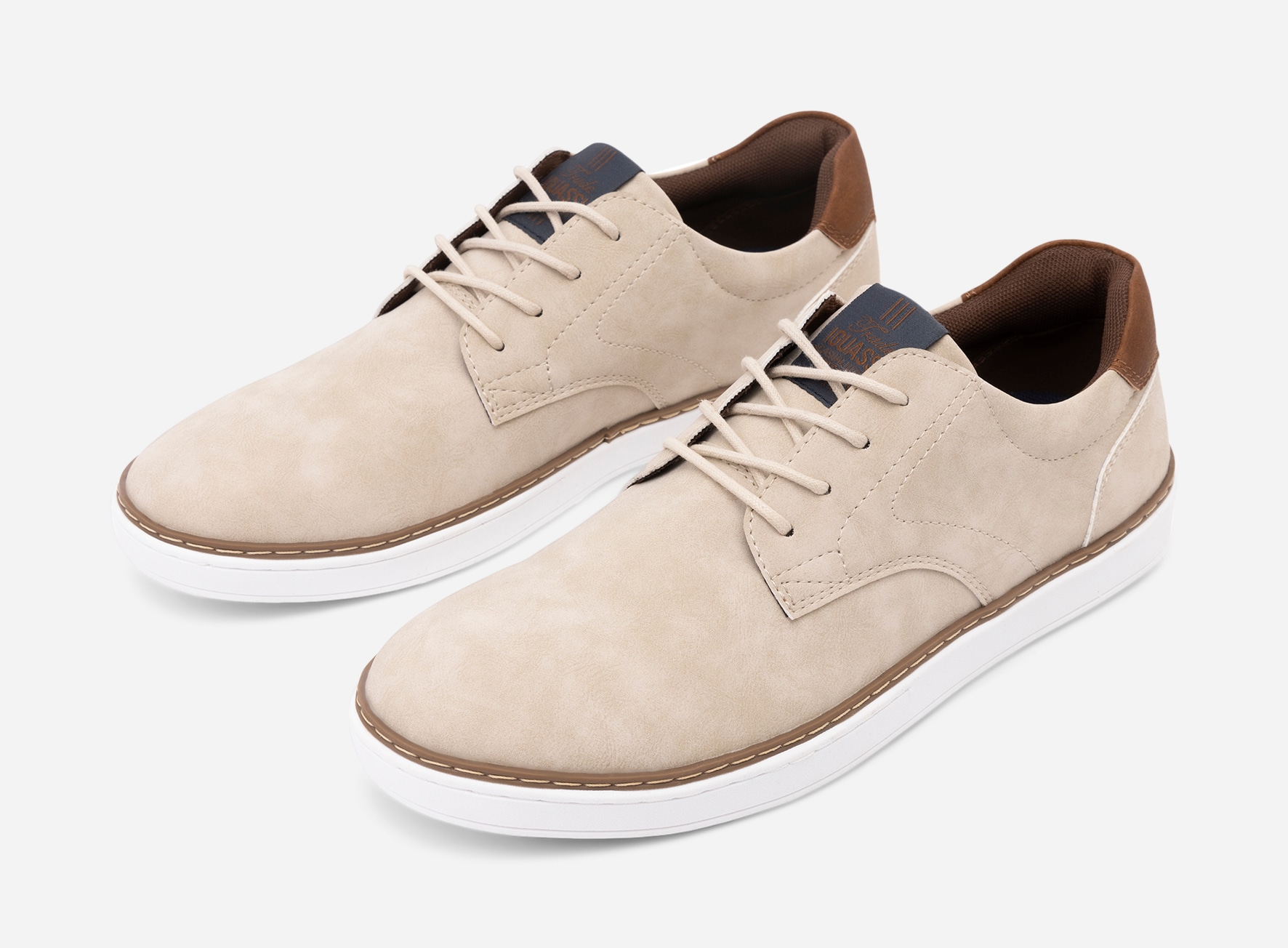 IGUASSU, Snøresko Beige