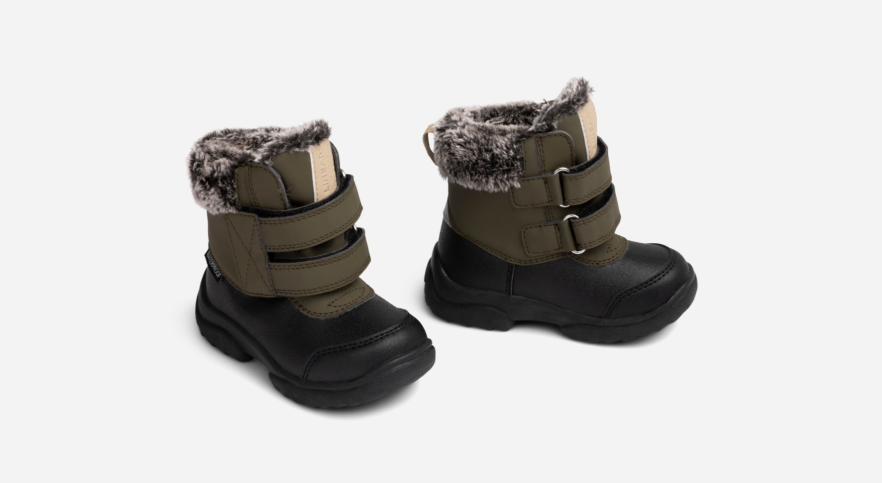 LINEAR, Varmforet skolett waterproof Grønn