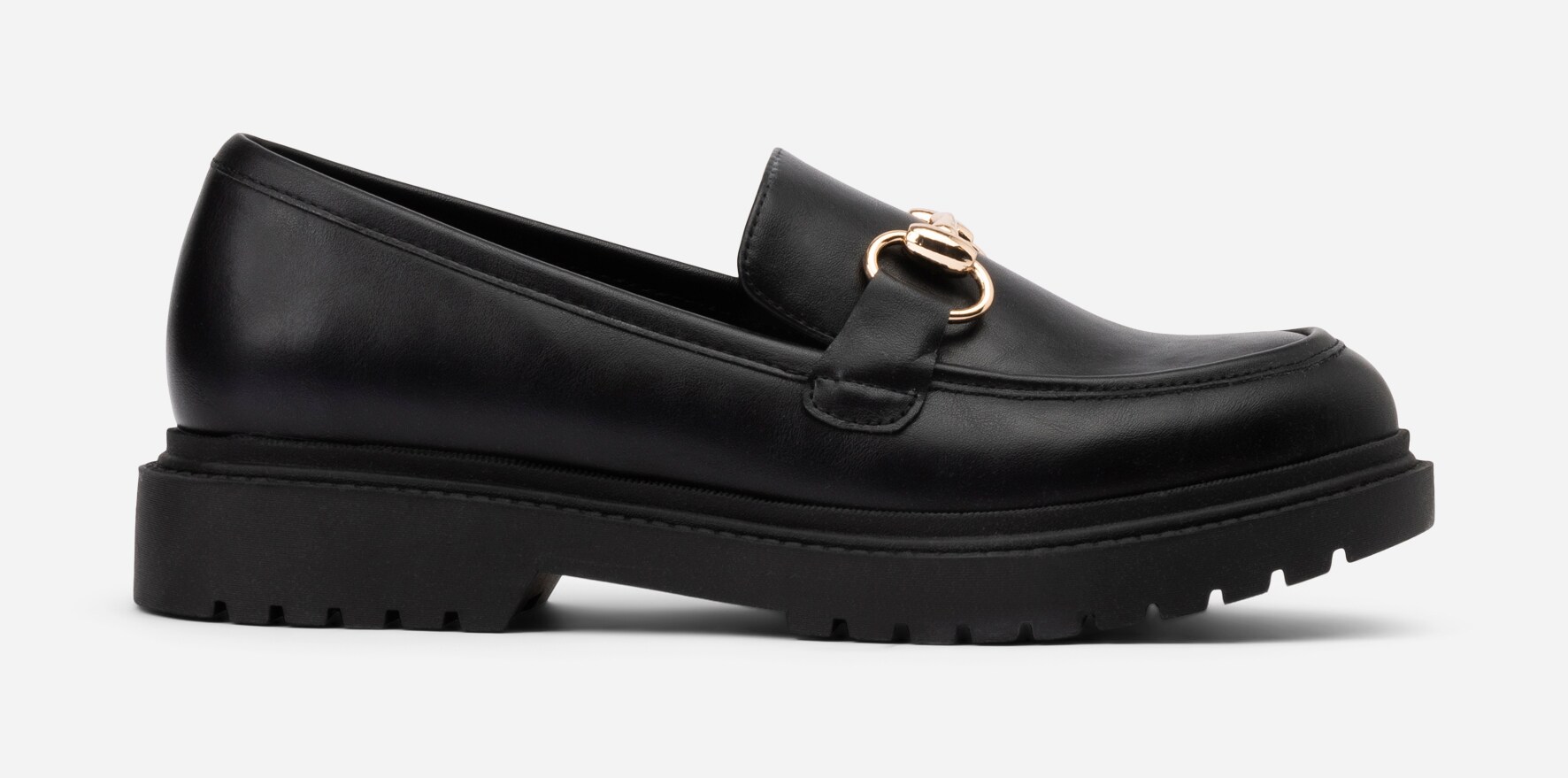 XIT, Loafer med spenne Sort