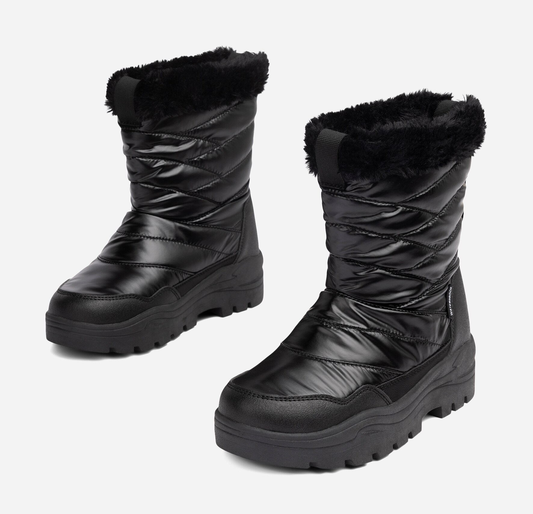 LINEAR, Varmforet støvlett, waterproof Sort