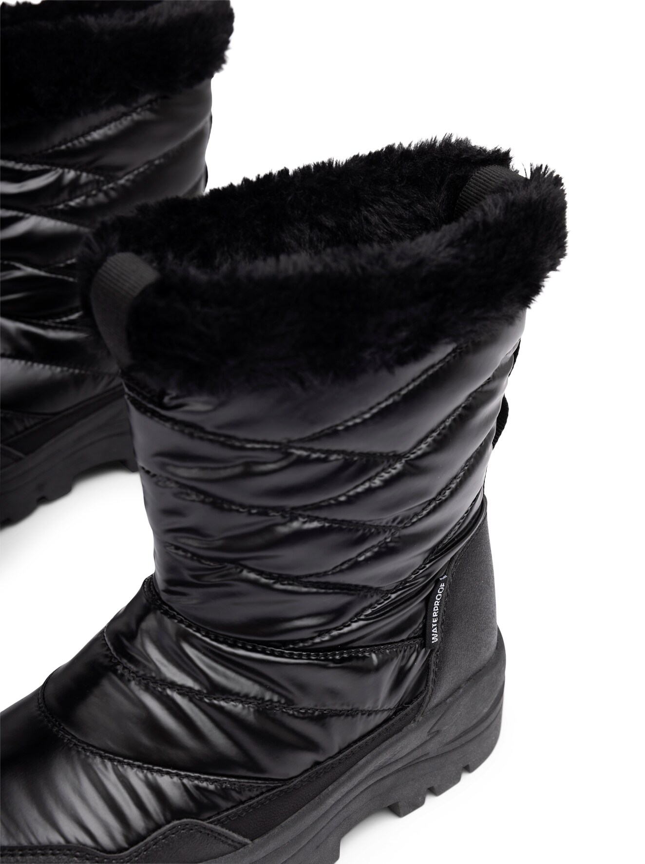 LINEAR, Varmforet støvlett, waterproof Sort
