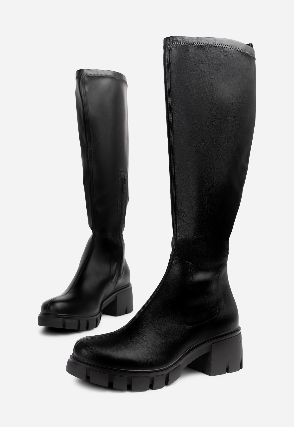 ATTITUDE, Støvlett med stretchskaft Sort