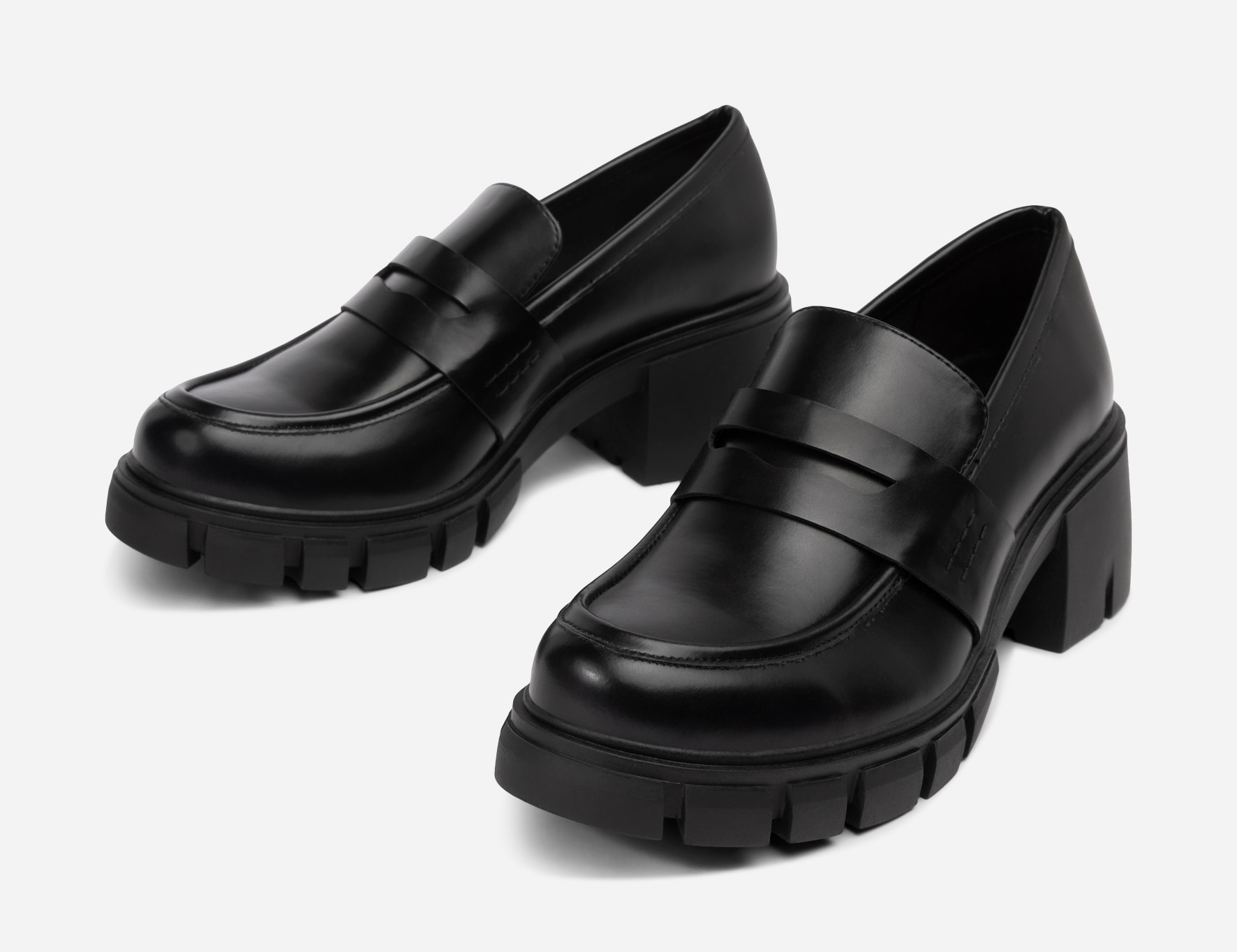 XIT, Loafer på hæl Sort