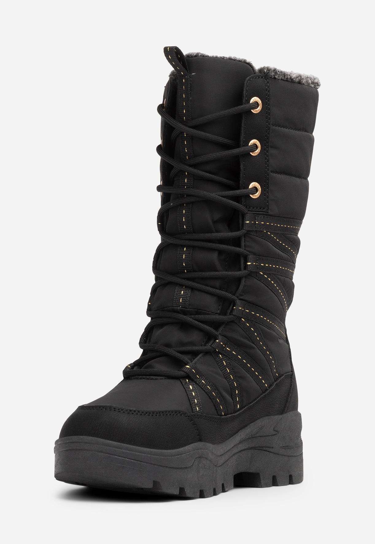 LINEAR, Varmforet støvlett, waterproof Sort