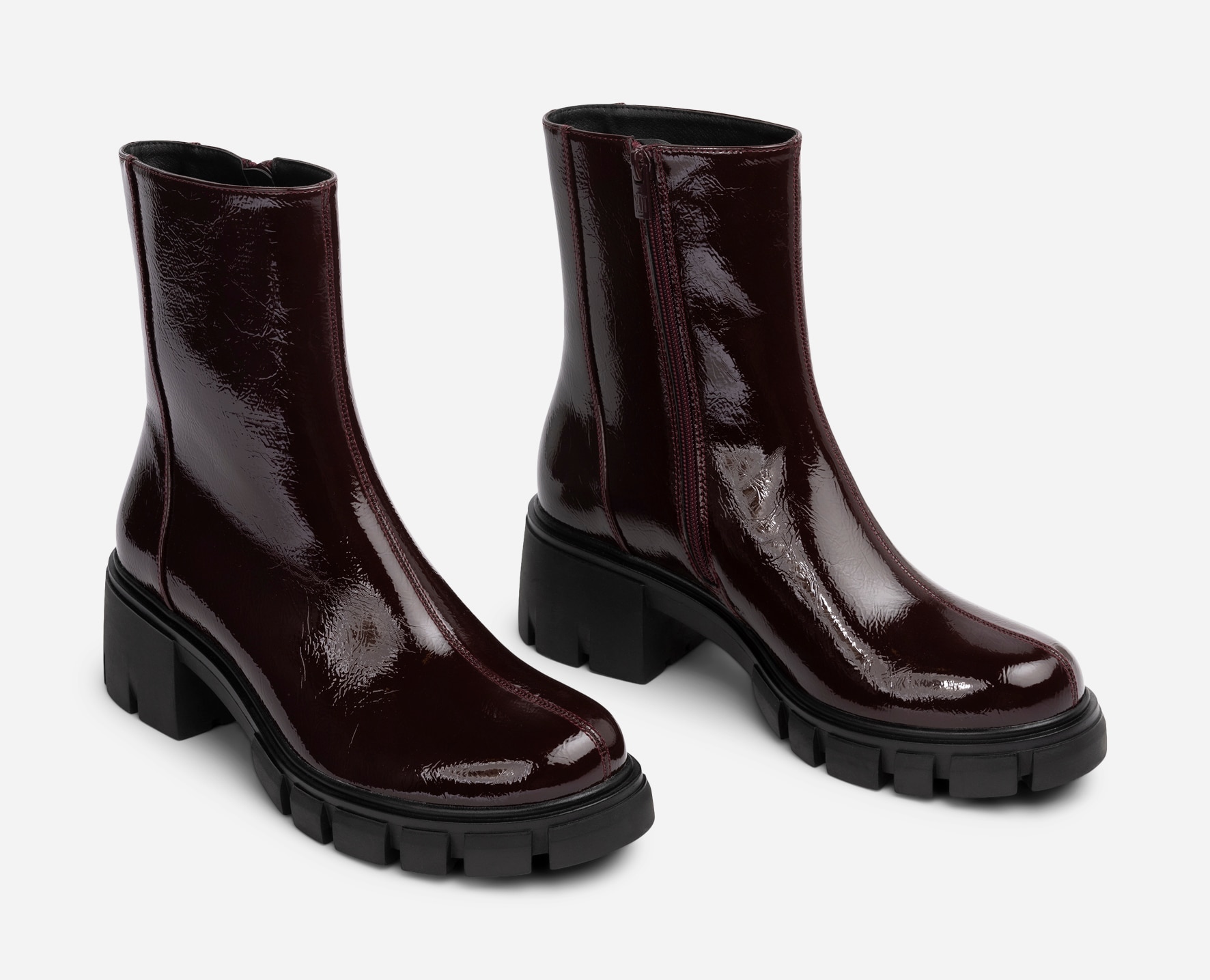 XIT, Boots med glidelås Rød