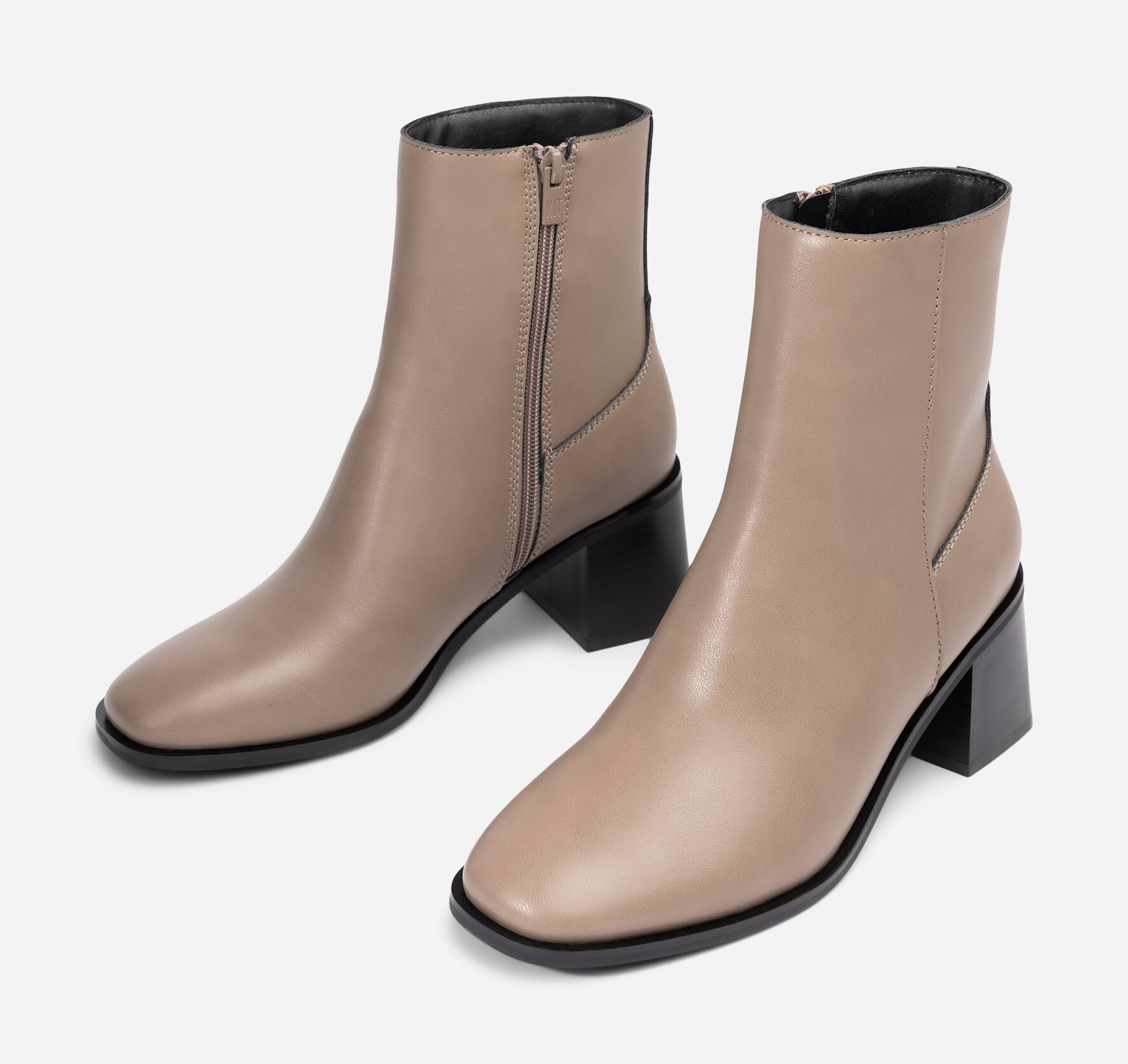 XIT, Boots med glidelås Beige
