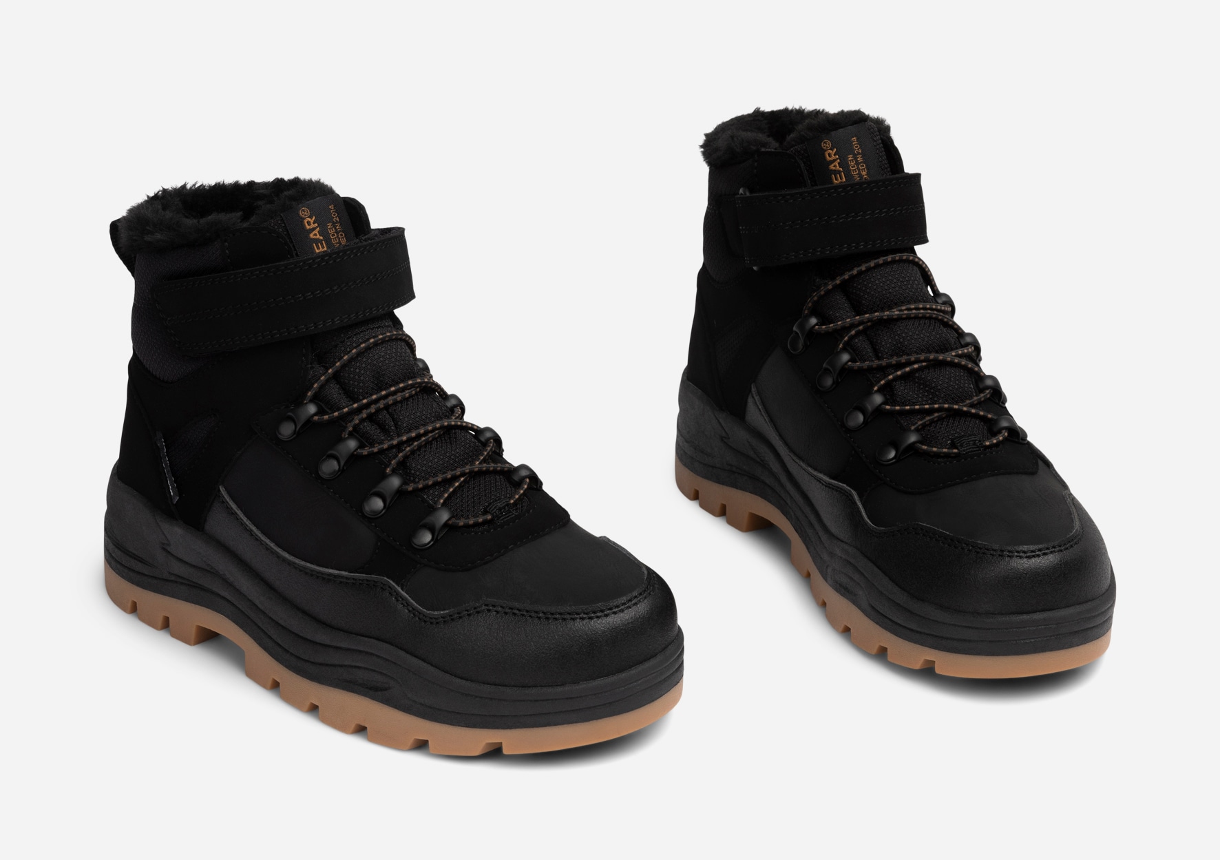 LINEAR, Varmforet skolett waterproof Sort