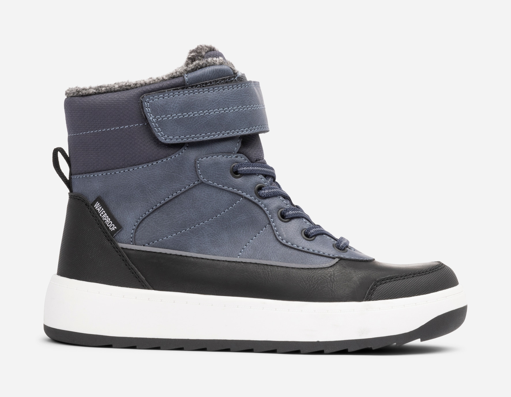 LINEAR, Varmforet skolett waterproof Blå