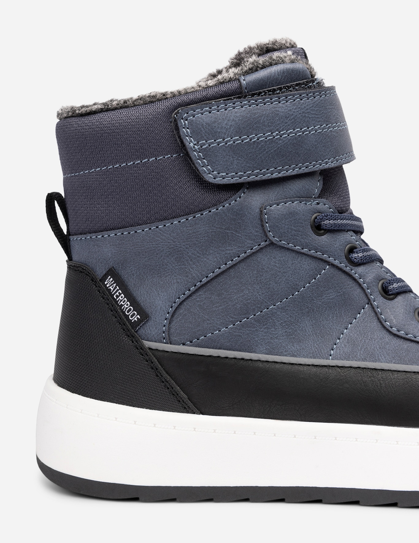 LINEAR, Varmforet skolett waterproof Blå