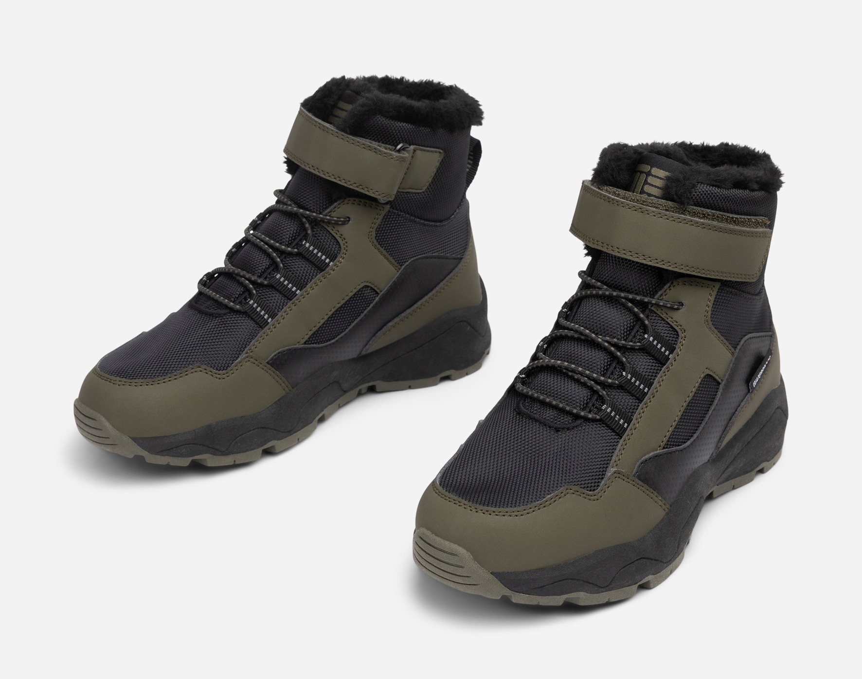 DINSKO, Varmforet skolett waterproof Grønn