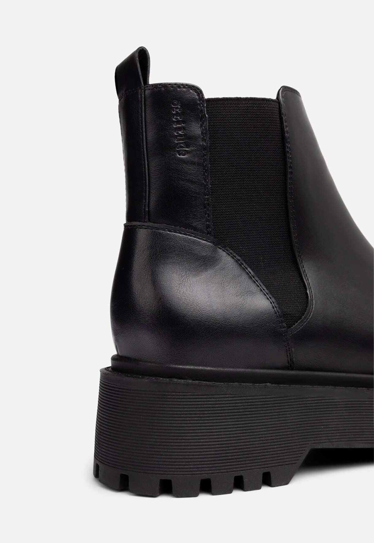 ATTITUDE, Varmforet chelseaboots Sort
