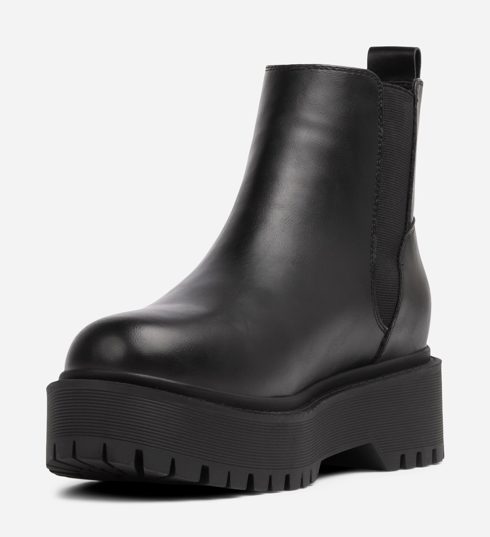 ATTITUDE, Varmforet chelseaboots Sort
