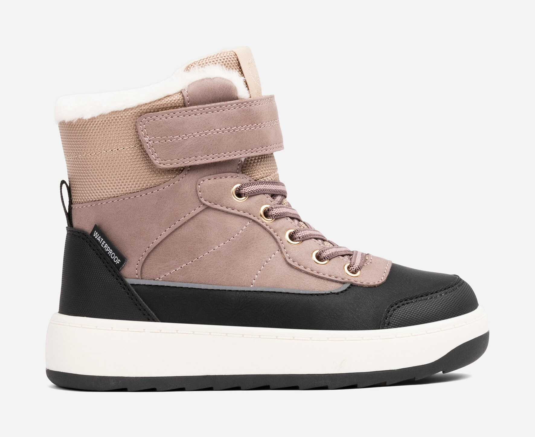 LINEAR, Varmforet skolett waterproof Lilla