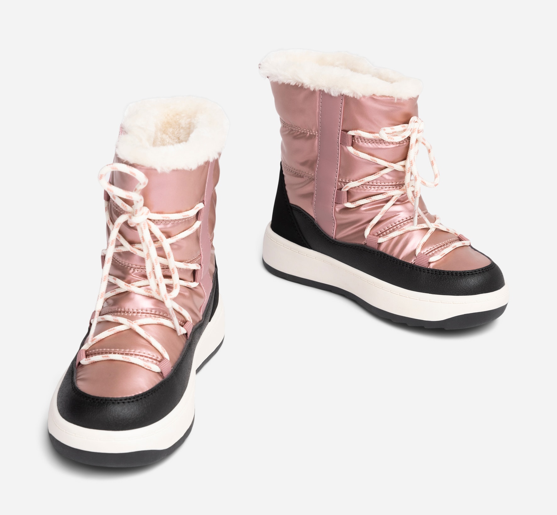 DINSKO, Varmforet boots, waterproof Rosa