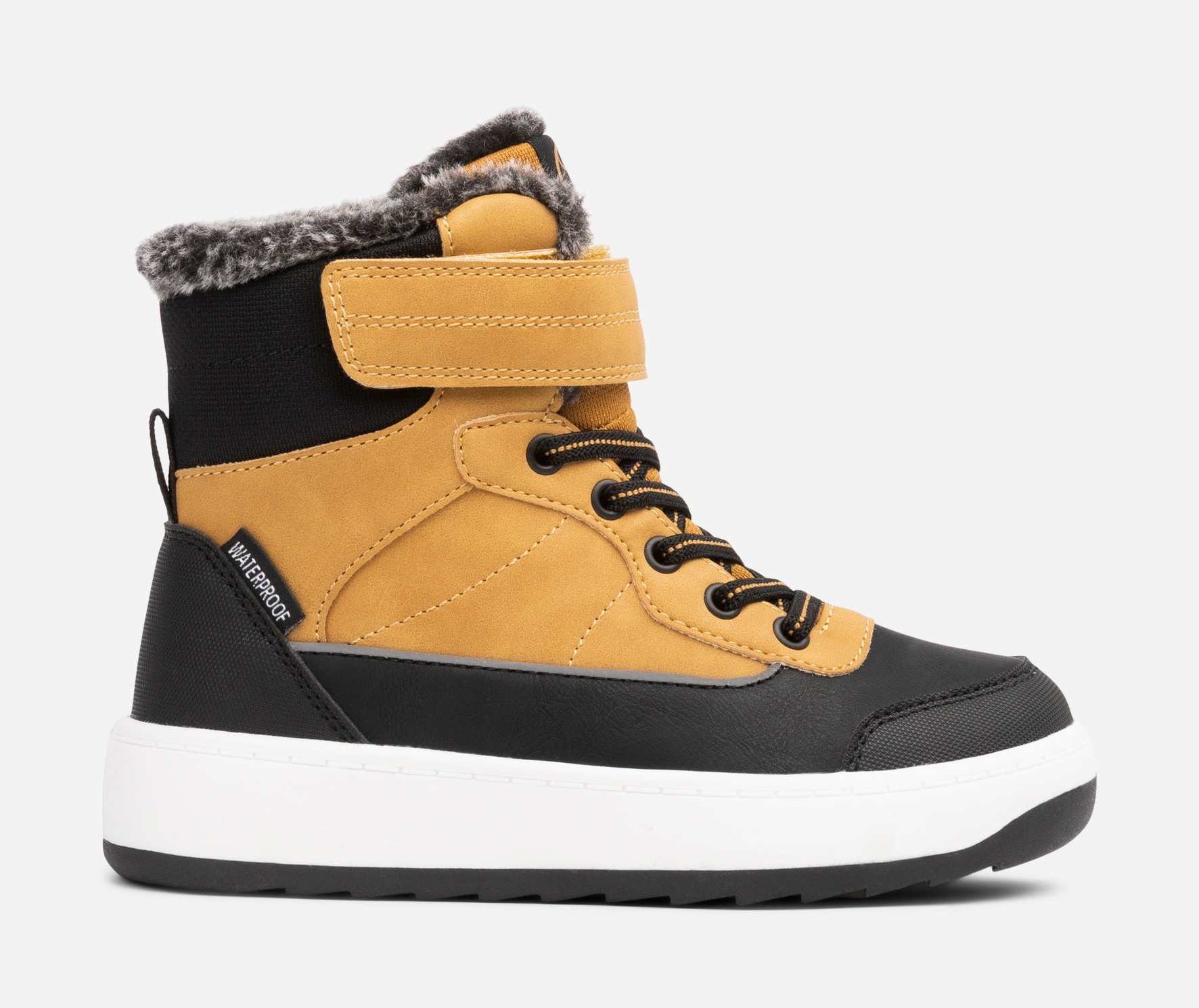 LINEAR, Varmforet skolett waterproof Gul