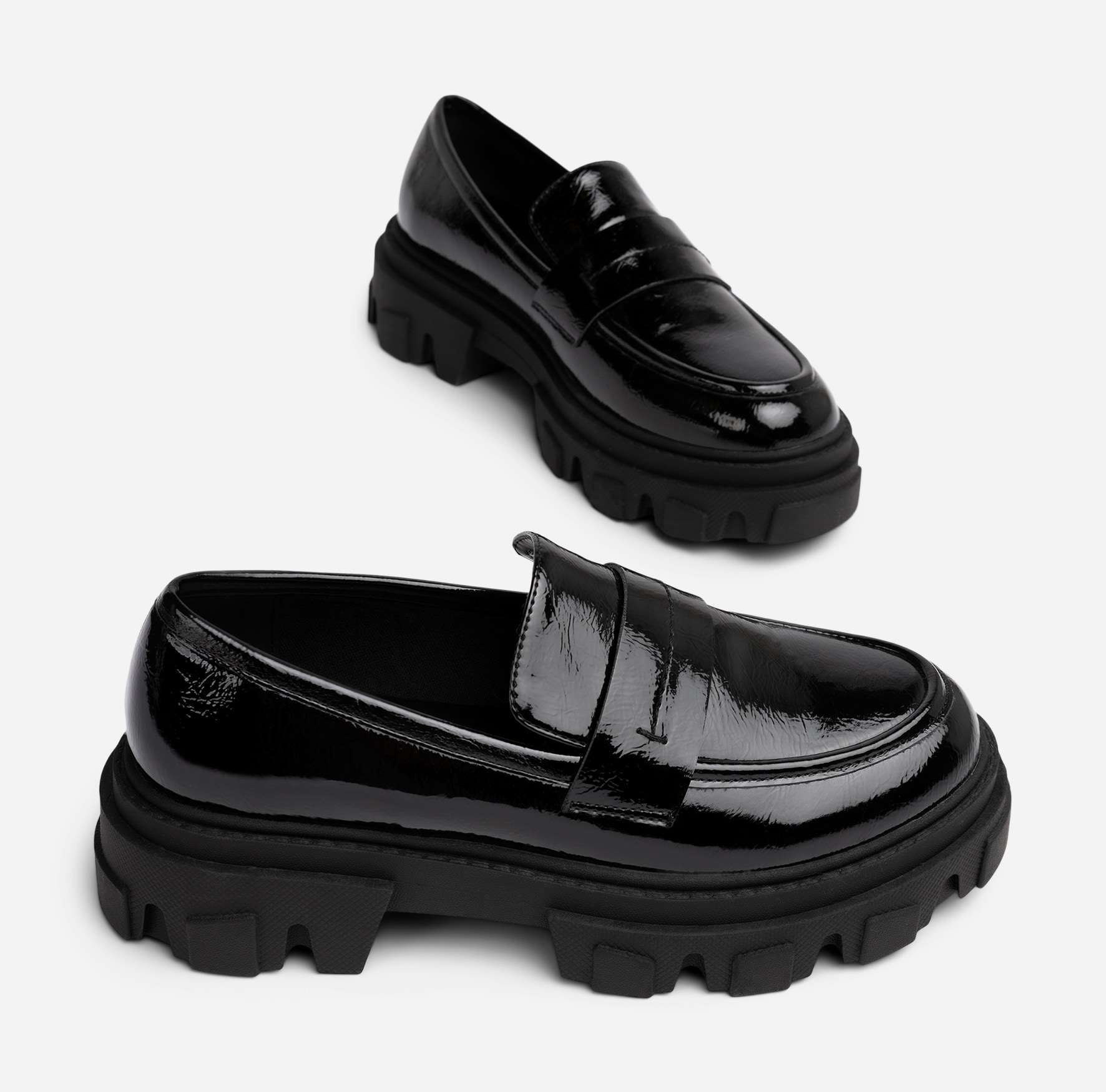 ATTITUDE, Loafers Sort