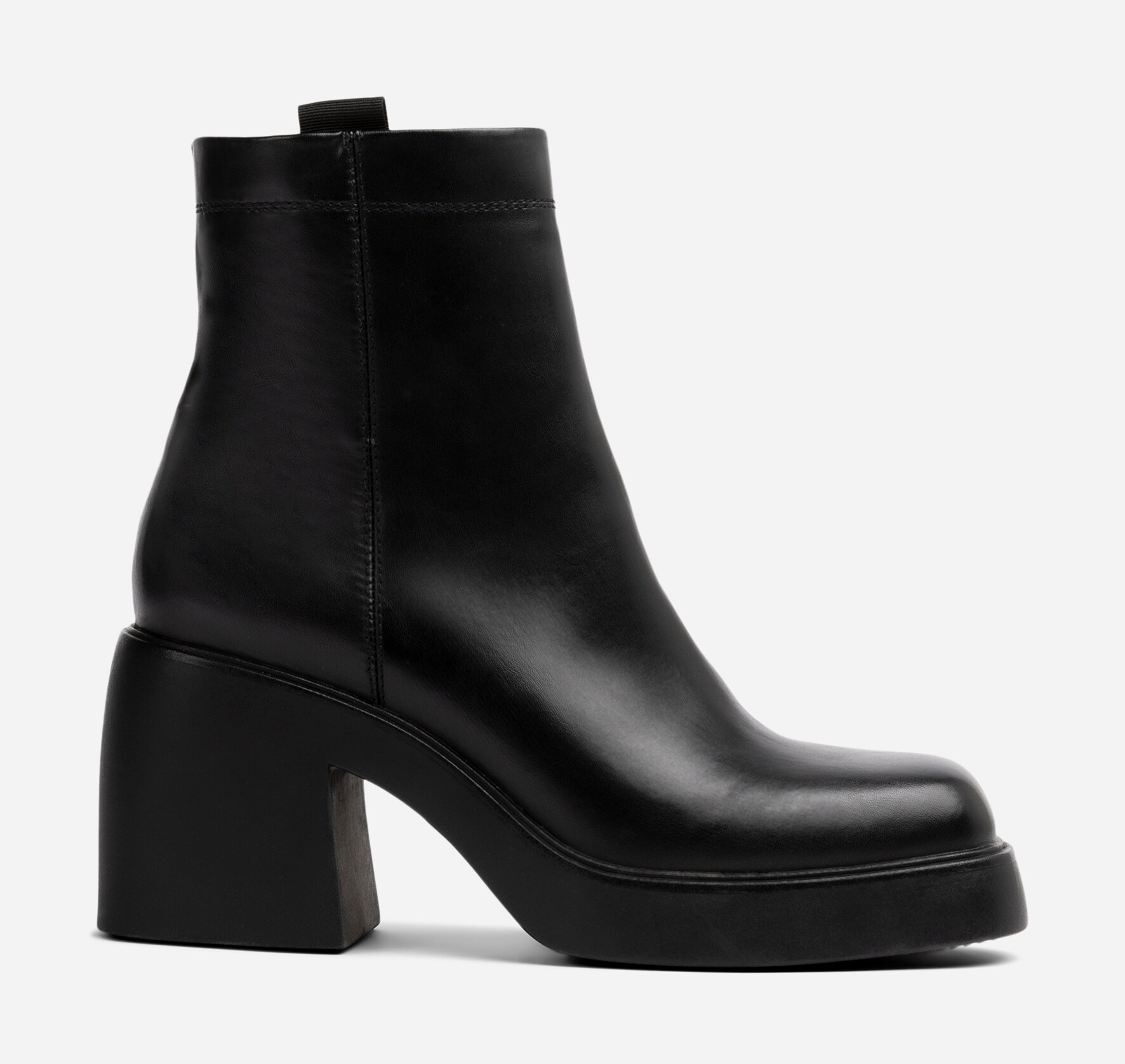 ATTITUDE, Boots med glidelås Sort