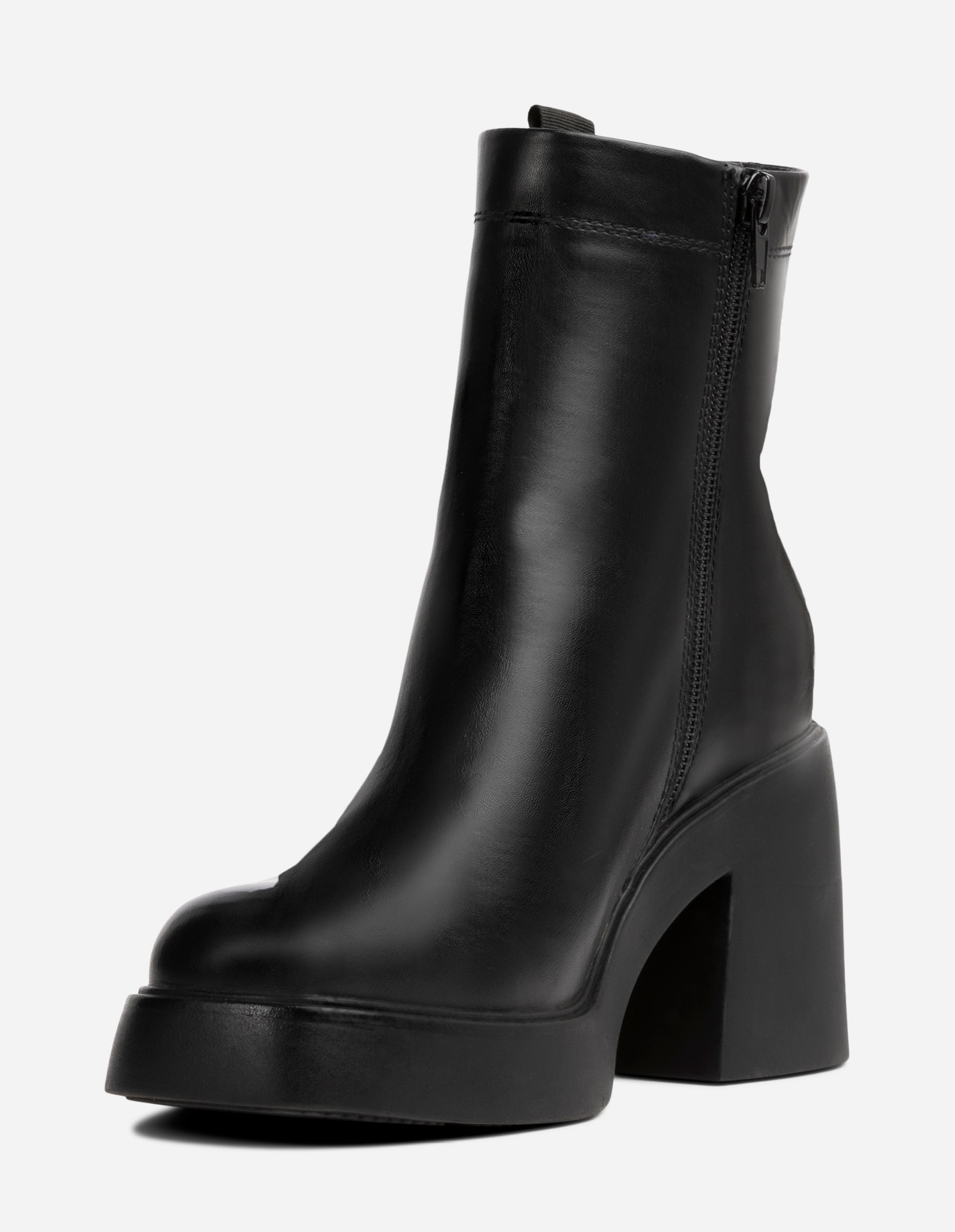 ATTITUDE, Boots med glidelås Sort