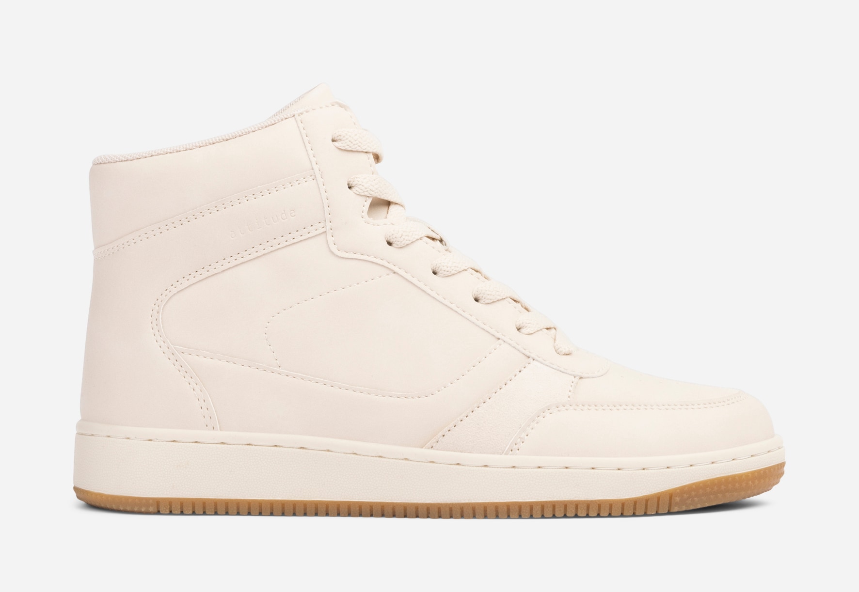 ATTITUDE, Høye sneakers Beige