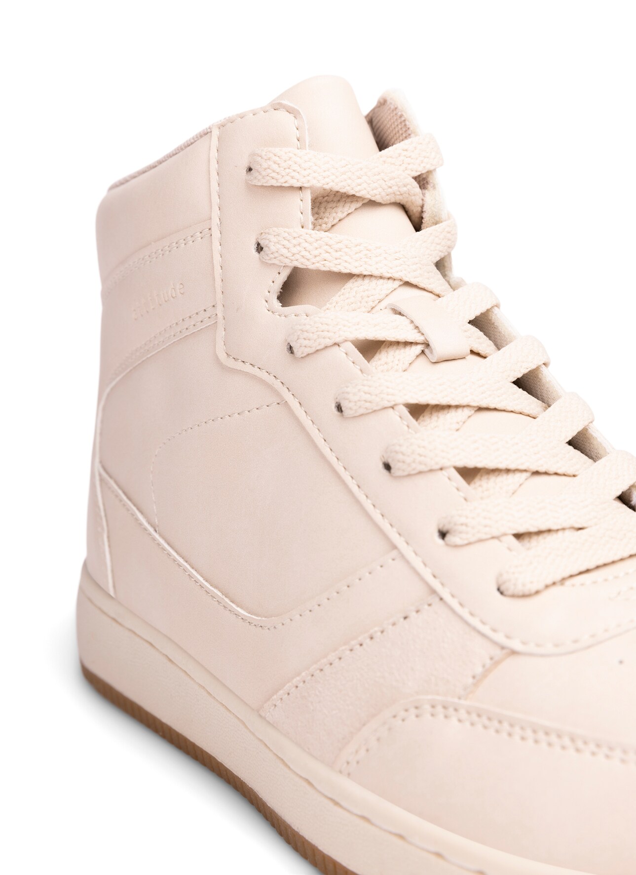 ATTITUDE, Høye sneakers Beige