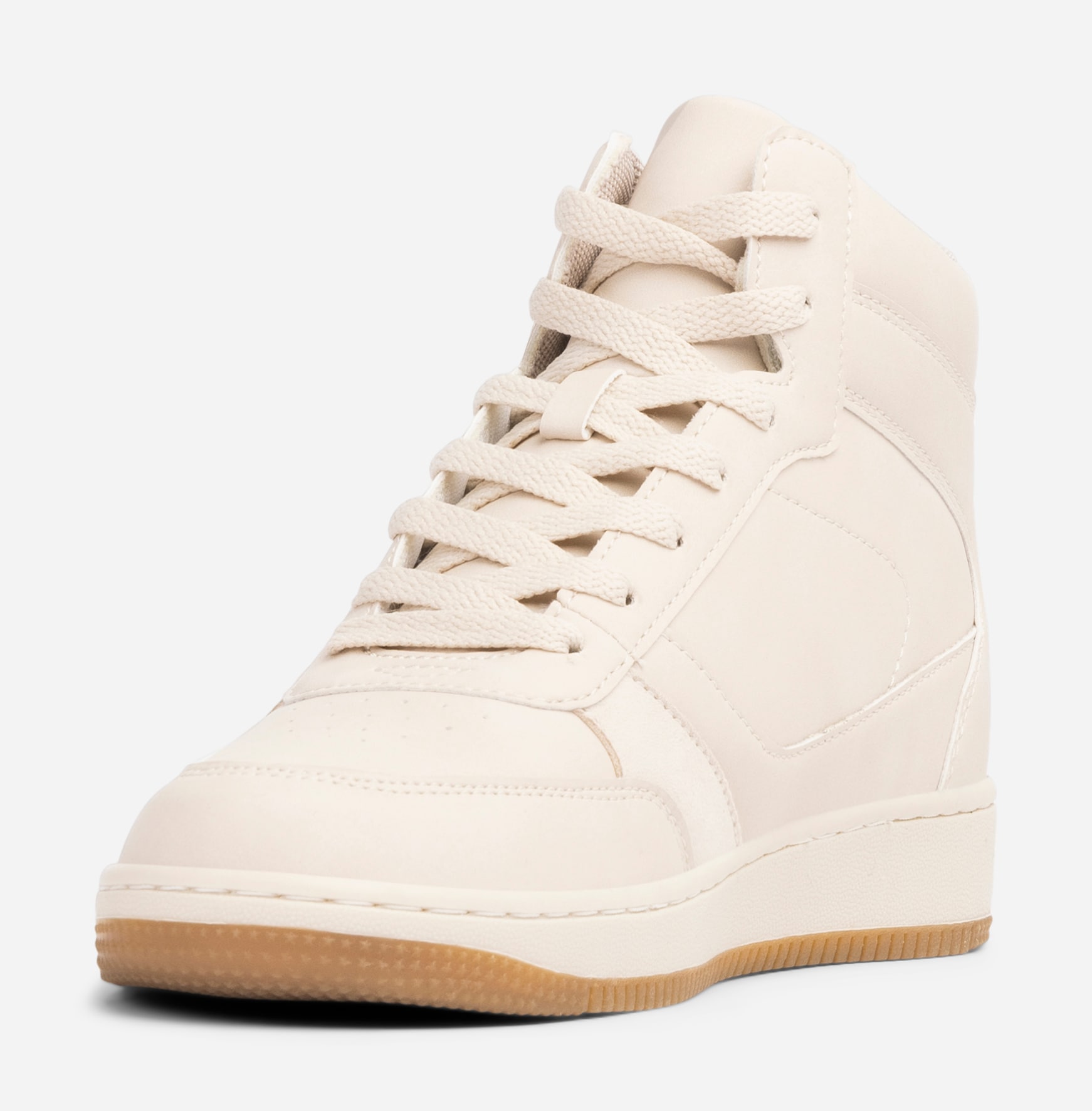 ATTITUDE, Høye sneakers Beige